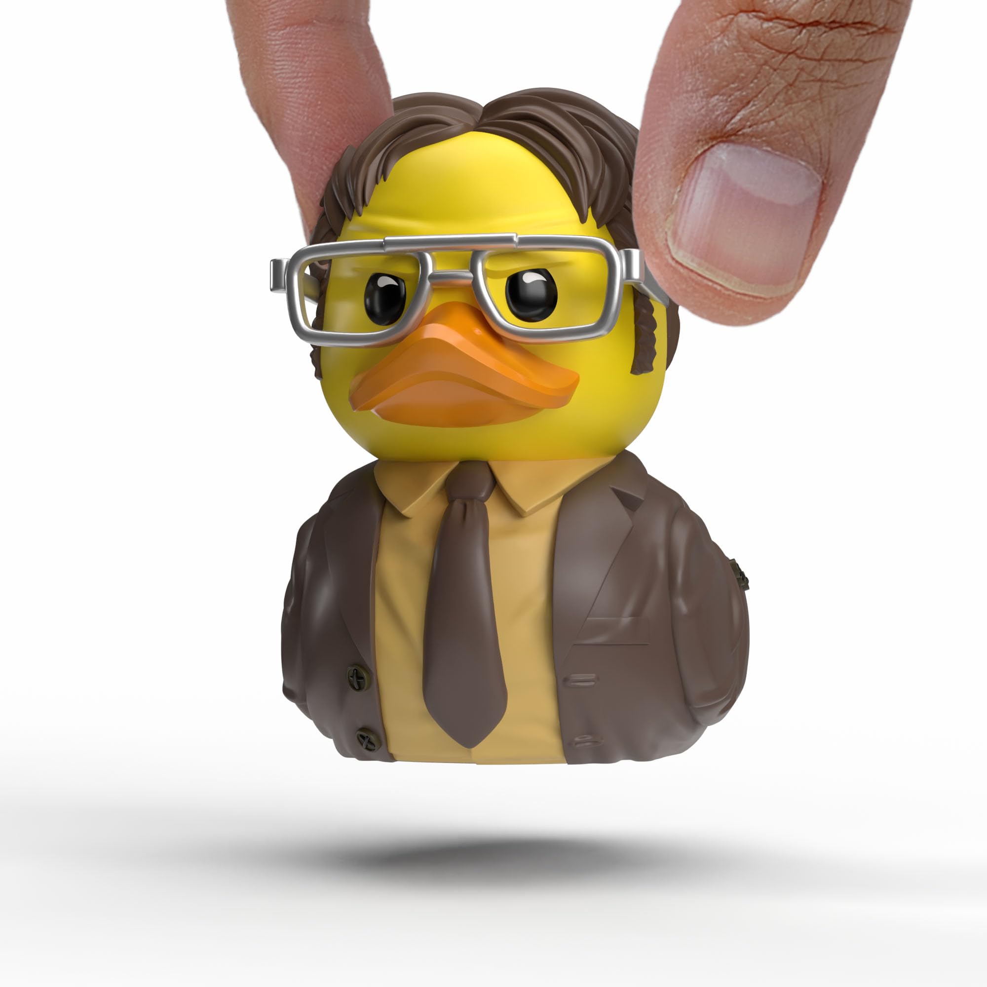 TUBBZ Mini: The Office - Dwight Schrute Cosplaying Rubber Duck Vinyl Figure 1