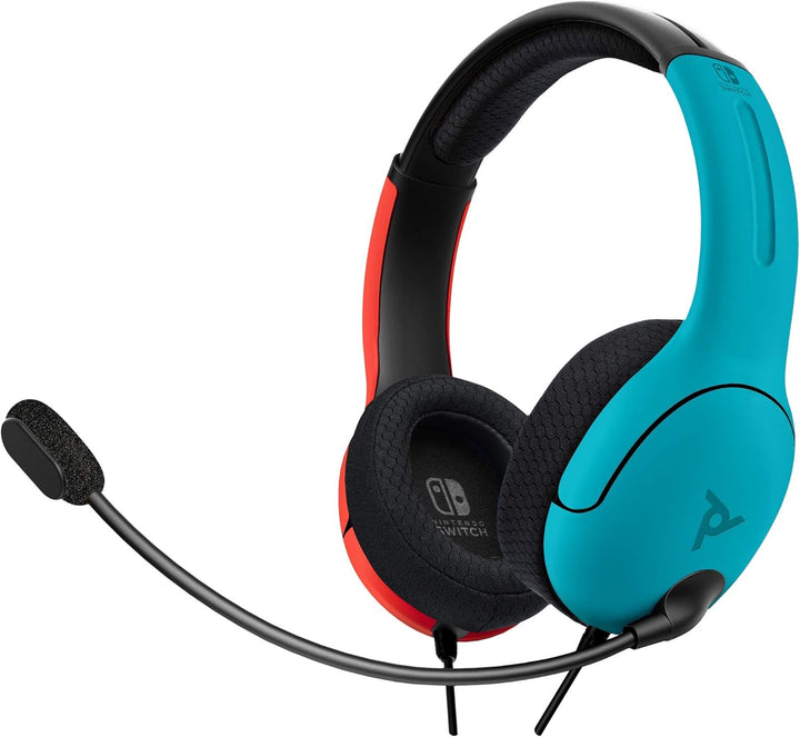 PDP LVL40 Wired Stereo Headset for Nintendo Switch - Joy-Con Blue/Red