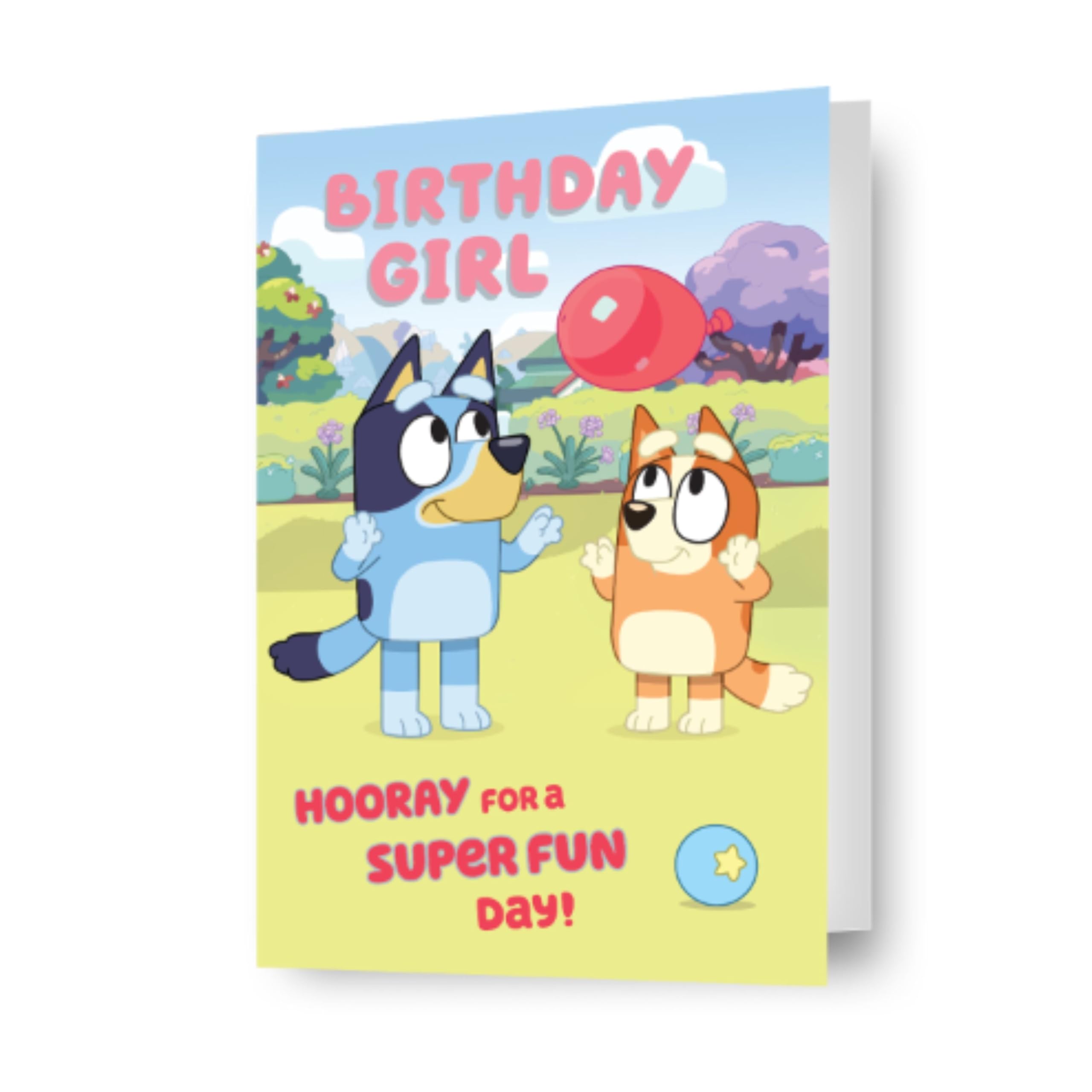 Danilo Promotions LTD Bluey Birthday Card for Girls | A5 Size | Officially Licensed
