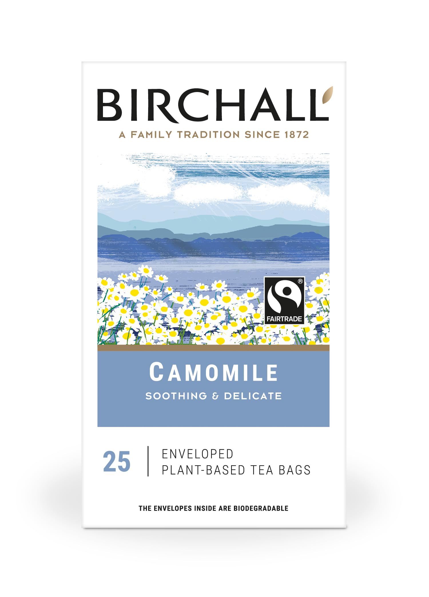 Birchall Camomile Herbal Tea Bags - Caffeine Free, Sleep Support | 25 Count 1