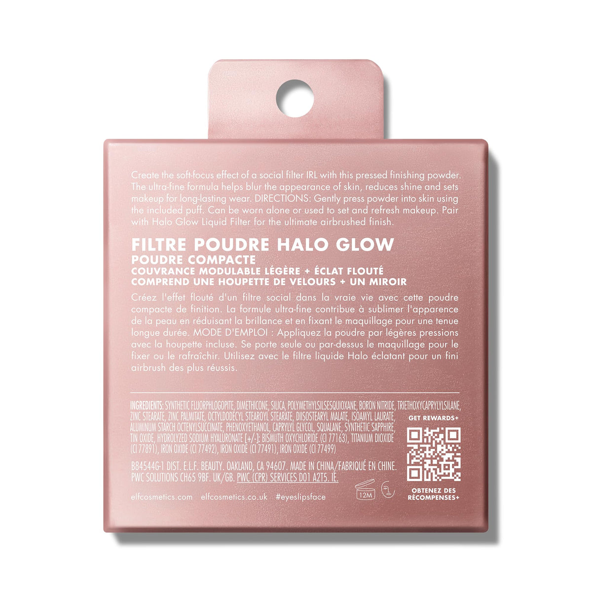 e.l.f. Halo Glow Powder Filter - Fair Warm | Pressed Finishing Powder | Blurs Pores | Vegan & Cruelty-Free
