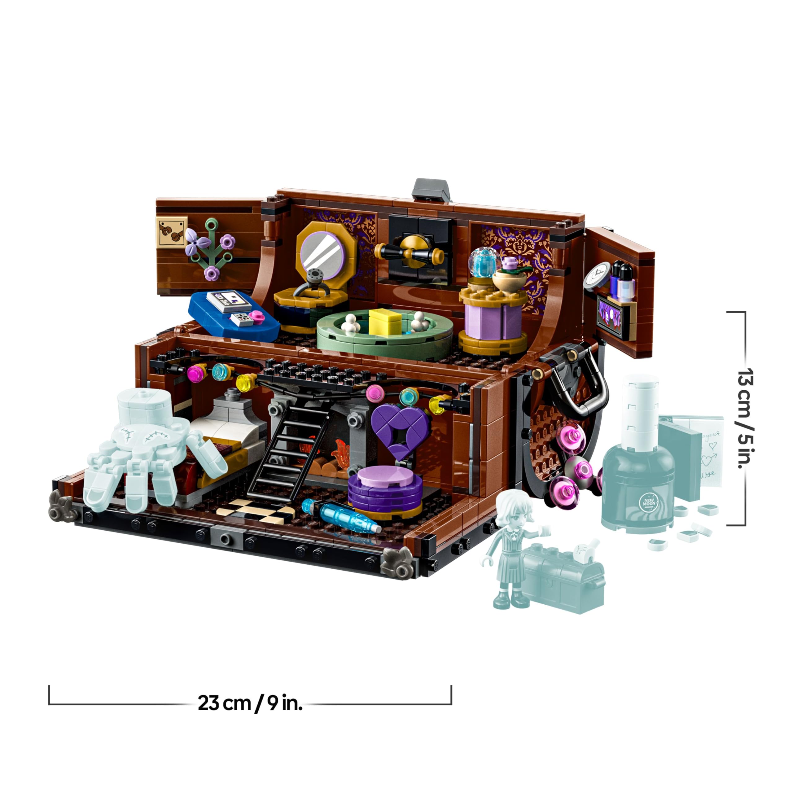 LEGO Wednesday Thing's Apartment - Play & Display Set with Enid Mini Doll 3