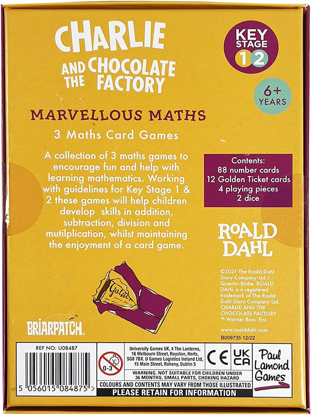 Roald Dahl Charlie and the Chocolate Factory Marvellous Maths Game 5