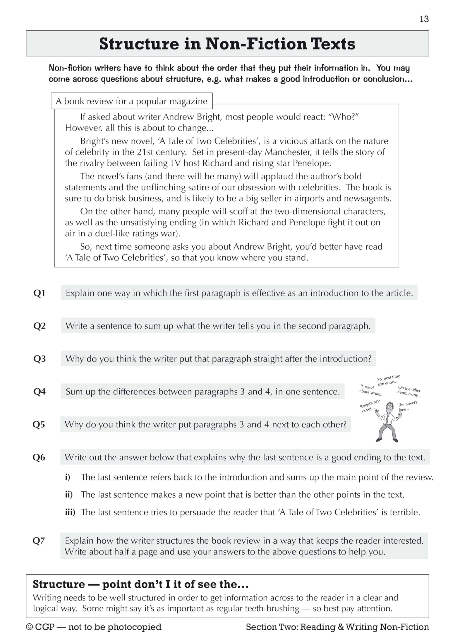 CGP KS3 English Workbook (with answers) - Catch-up & Home Learning | Revised Edition 5