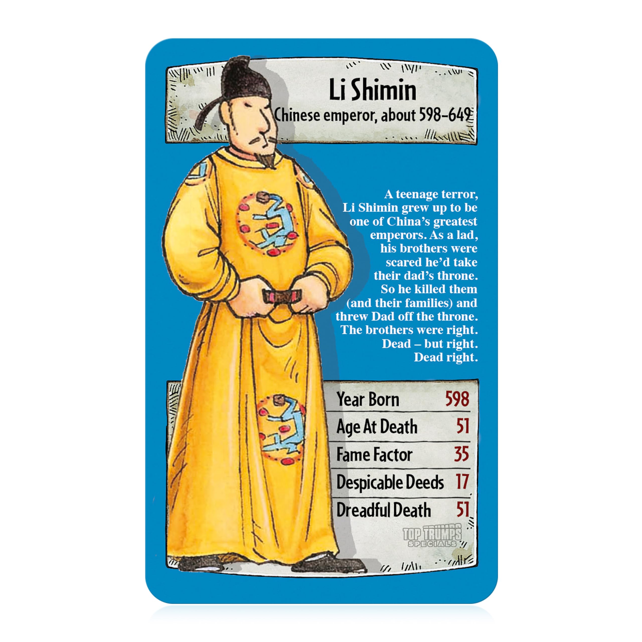 Top Trumps Horrible Histories Specials Card Game | Portable | Multicolor 5