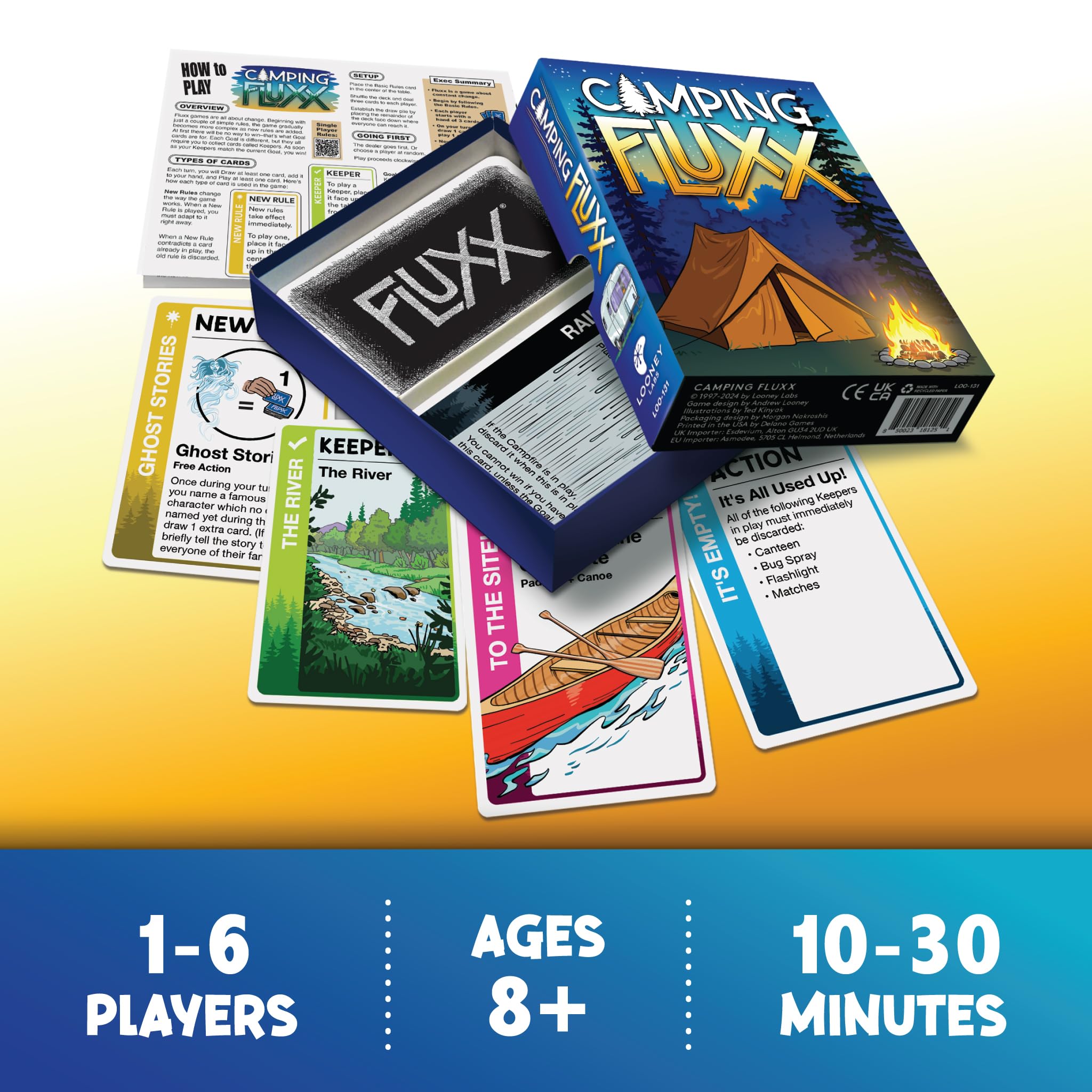 Looney Labs Camping Fluxx Card Game 2