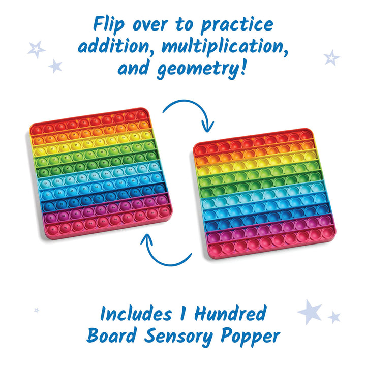 Learning Resources Hundred Board Sensory Bubble Popper - Educational Math Toy for Kids 3+
