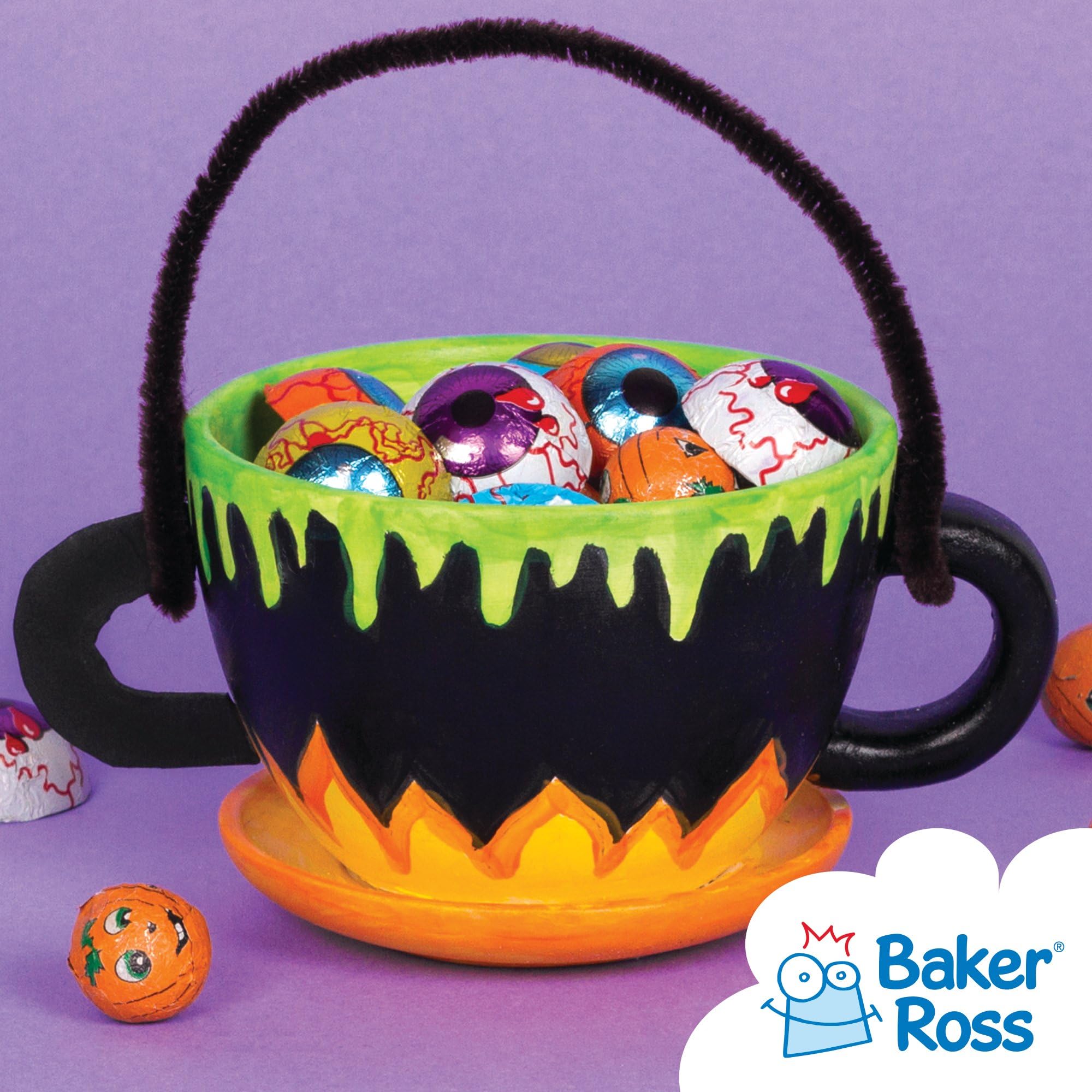Baker Ross Paint Your Own Cup and Saucer Ceramic Plant Pots - Pack of 2 | Paintable Ceramic | Assorted Colors 7