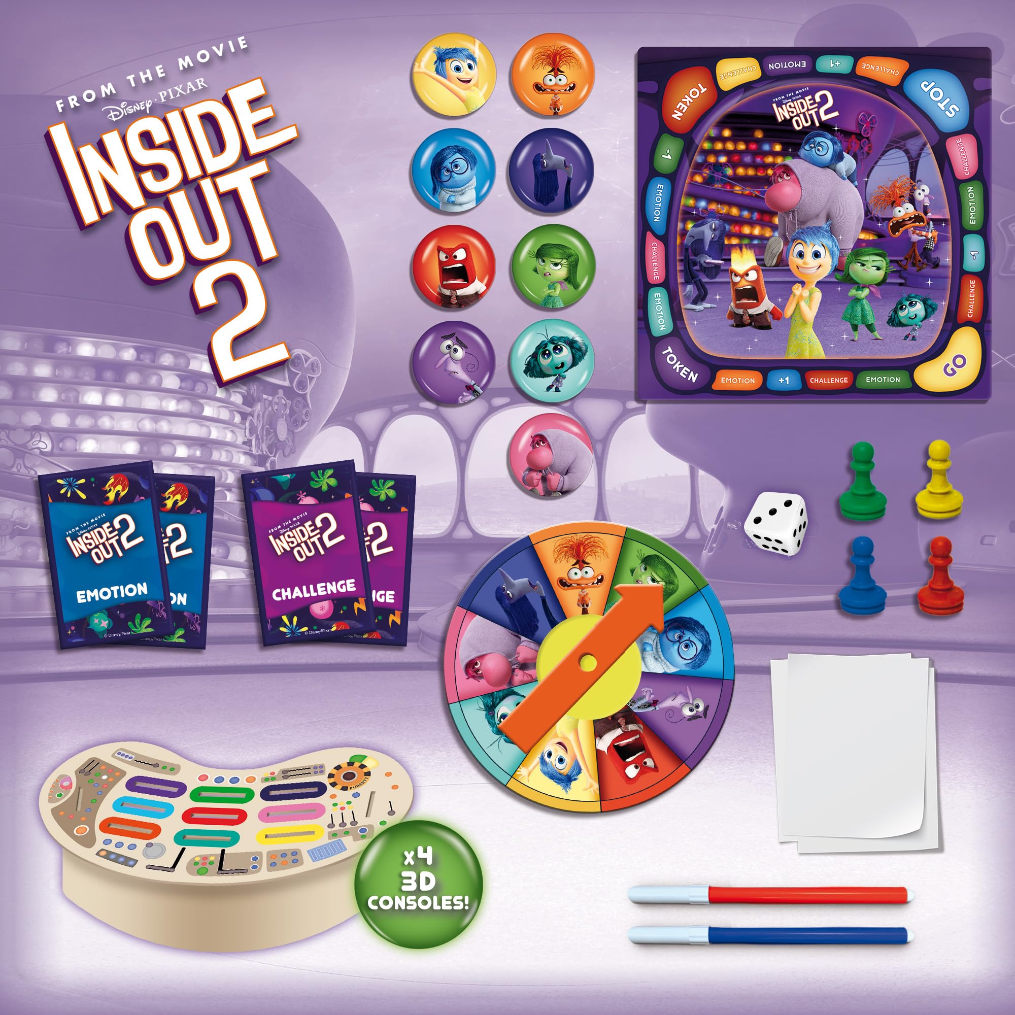 Lisciani Inside Out 2 – The Game of Emotions – Educational Board Game 2