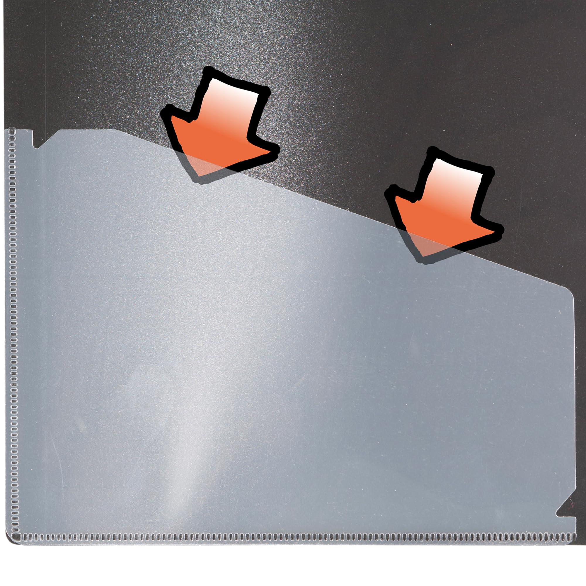 eco-eco A4 Presentation Display Book - 60 Pockets, 50% Recycled Material | Black 3