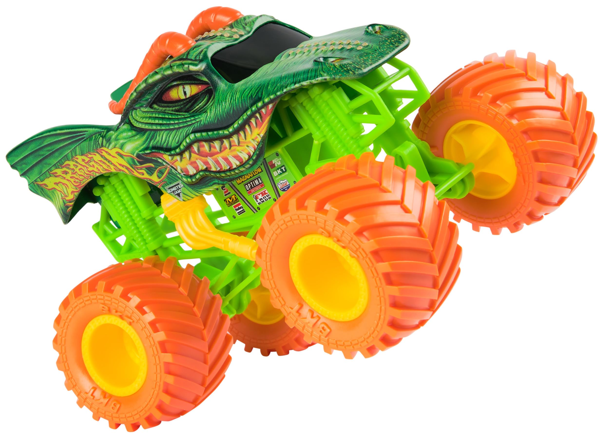 Monster Jam Official Dragon Monster Truck - 1:24 Scale Die-Cast Vehicle with Working Suspension 3
