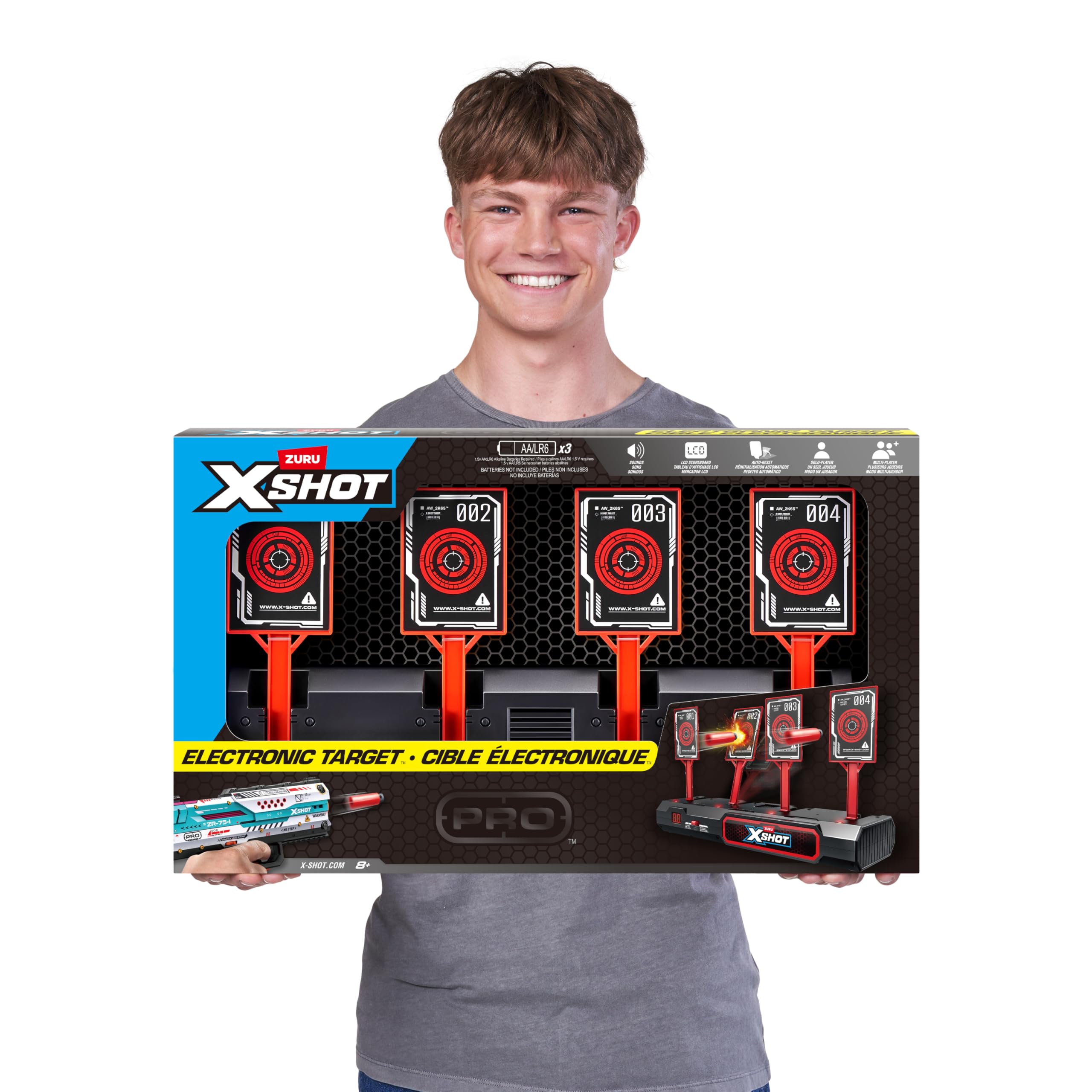 XSHOT Electronic Target by ZURU - Red 2