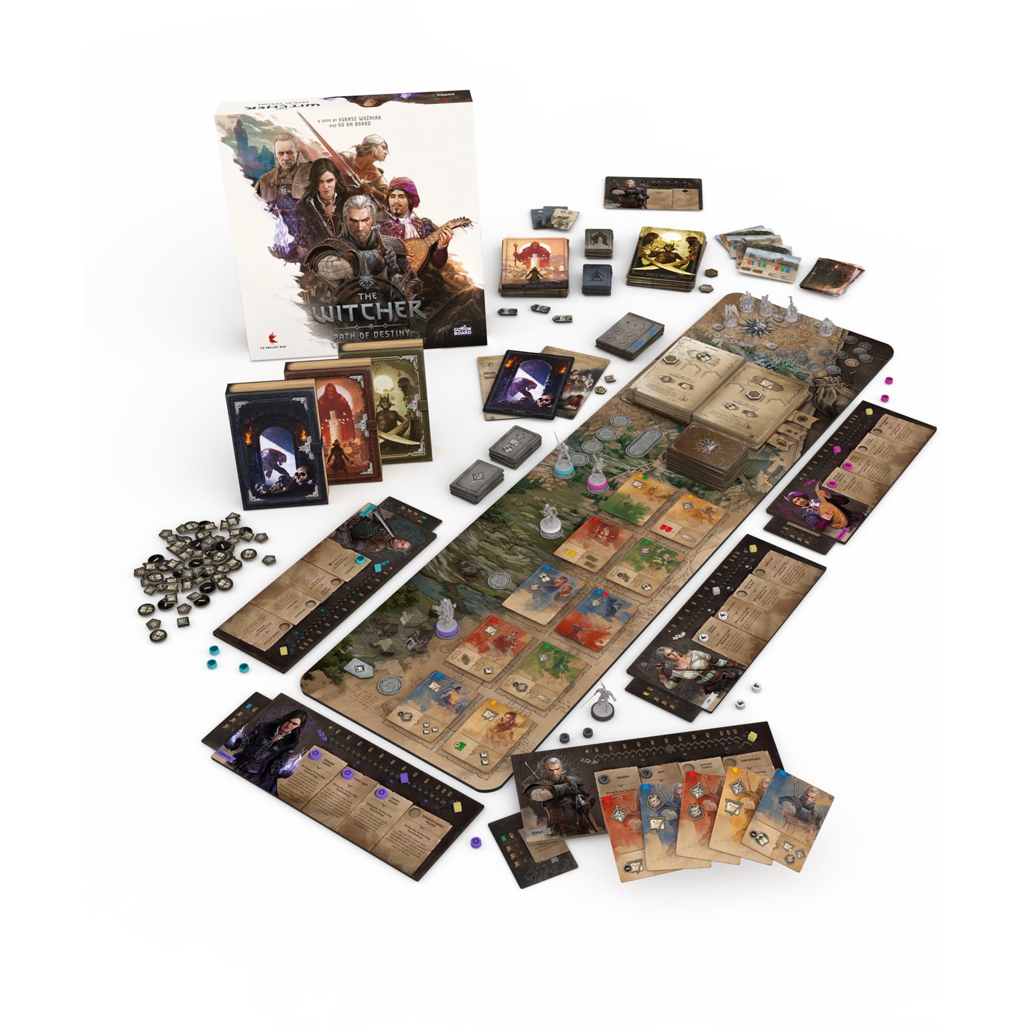 Rebel The Witcher Path of Destiny - Deluxe Edition Card Game | 1-5 Players | 45 Min