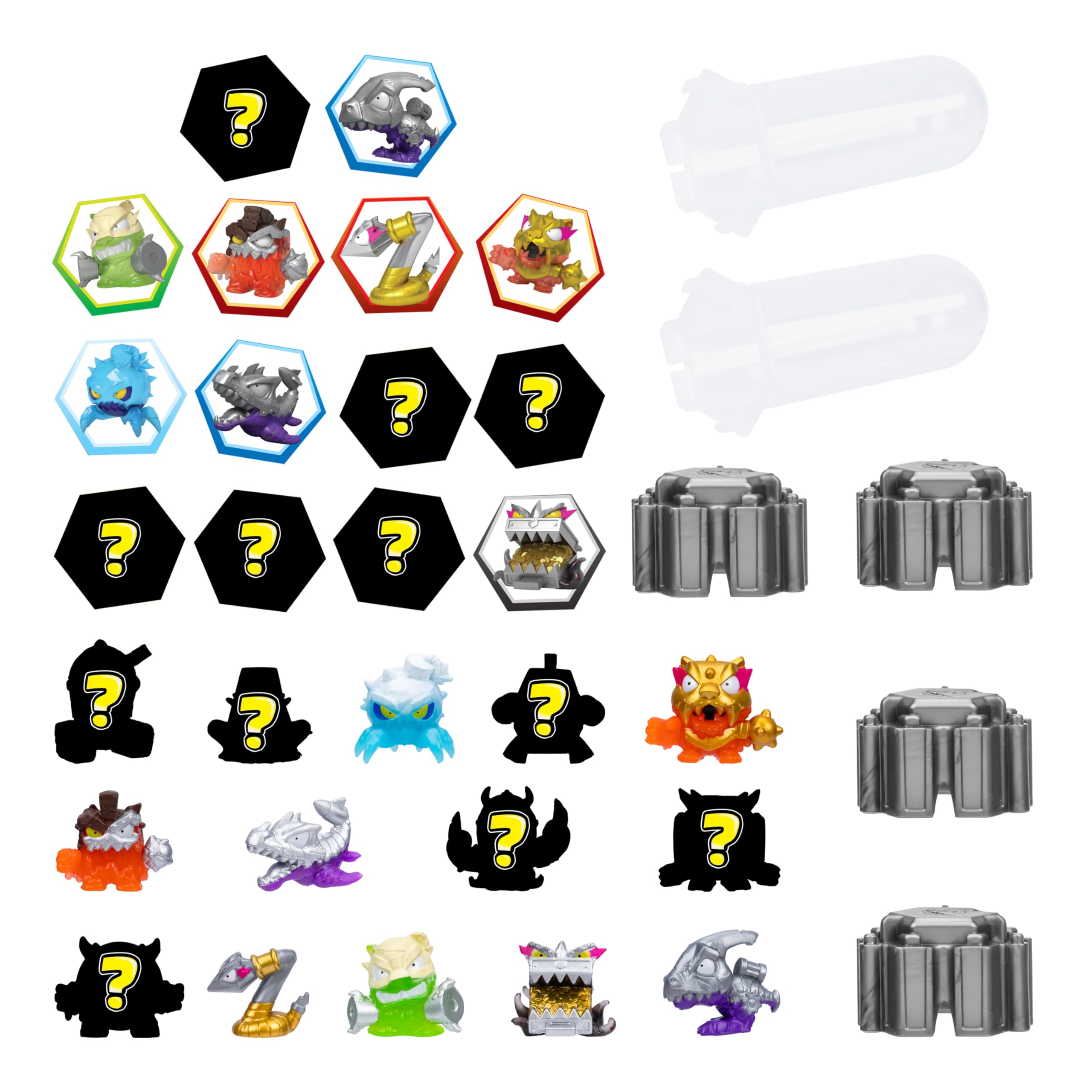 MRBEAST LAB Battle Fusion Series Mega Lab Pack - 14 Figures | Rust Reveal | Ages 3+ 4