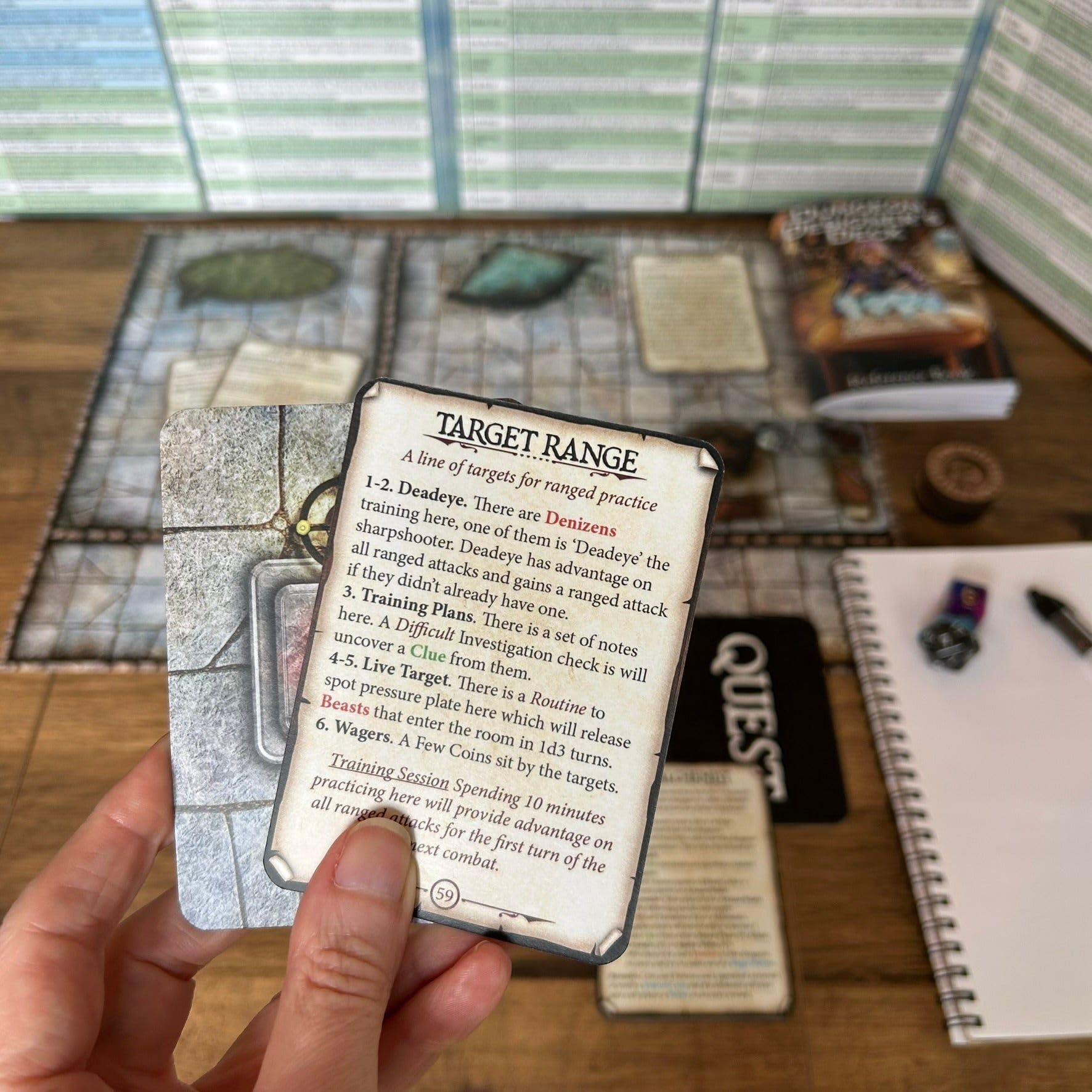 Loke BattleMats Dungeon Designer's Deck 100-Card Set for 5E RPGs