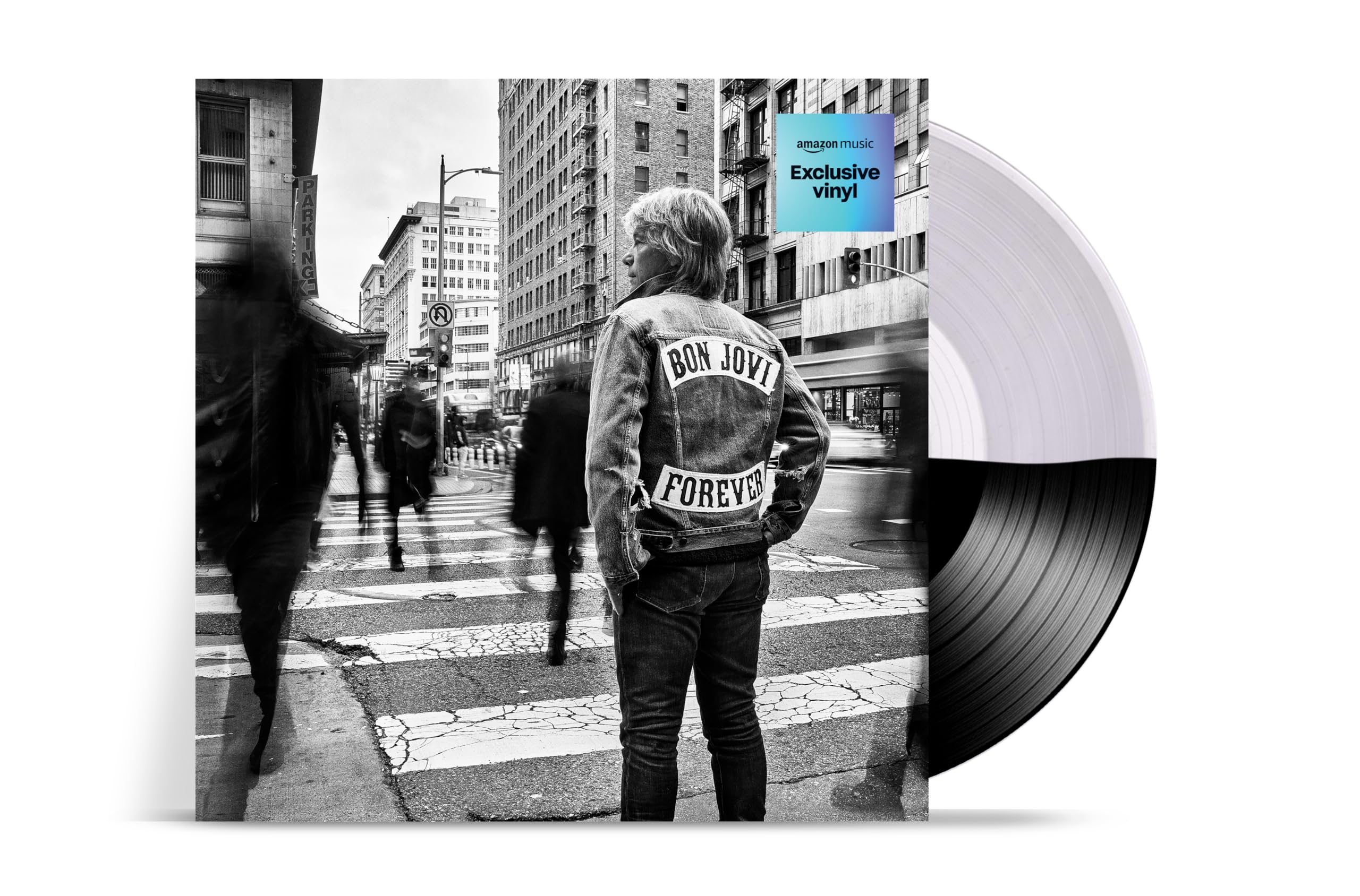 Bon Jovi - Forever (Amazon Exclusive Black & Clear Translucent Half & Half Vinyl) 2