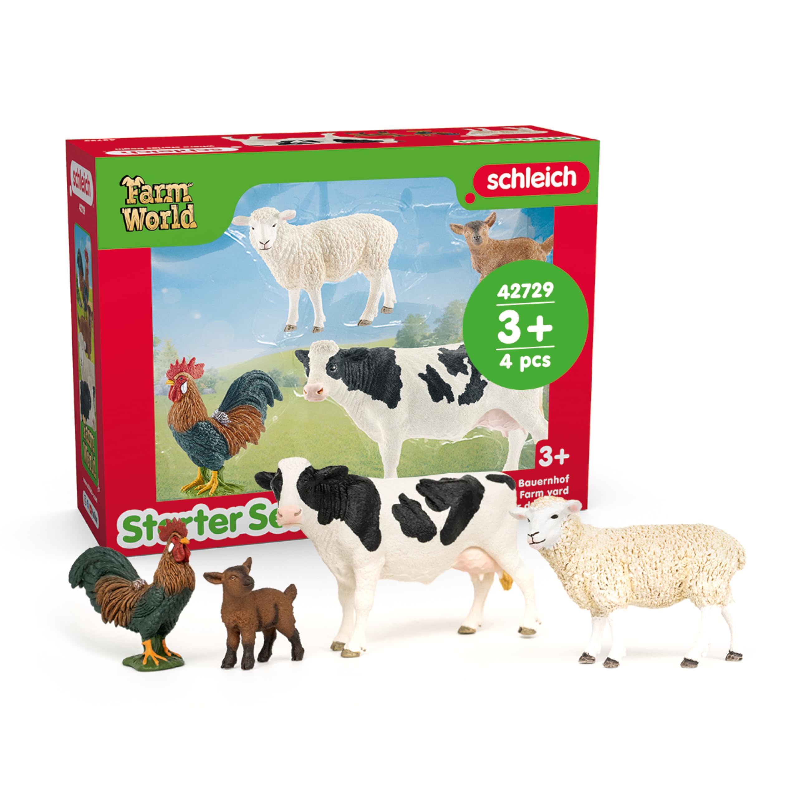 SCHLEICH Farm World Farm Starter Set - 6-Piece Playset for Ages 3+ 1