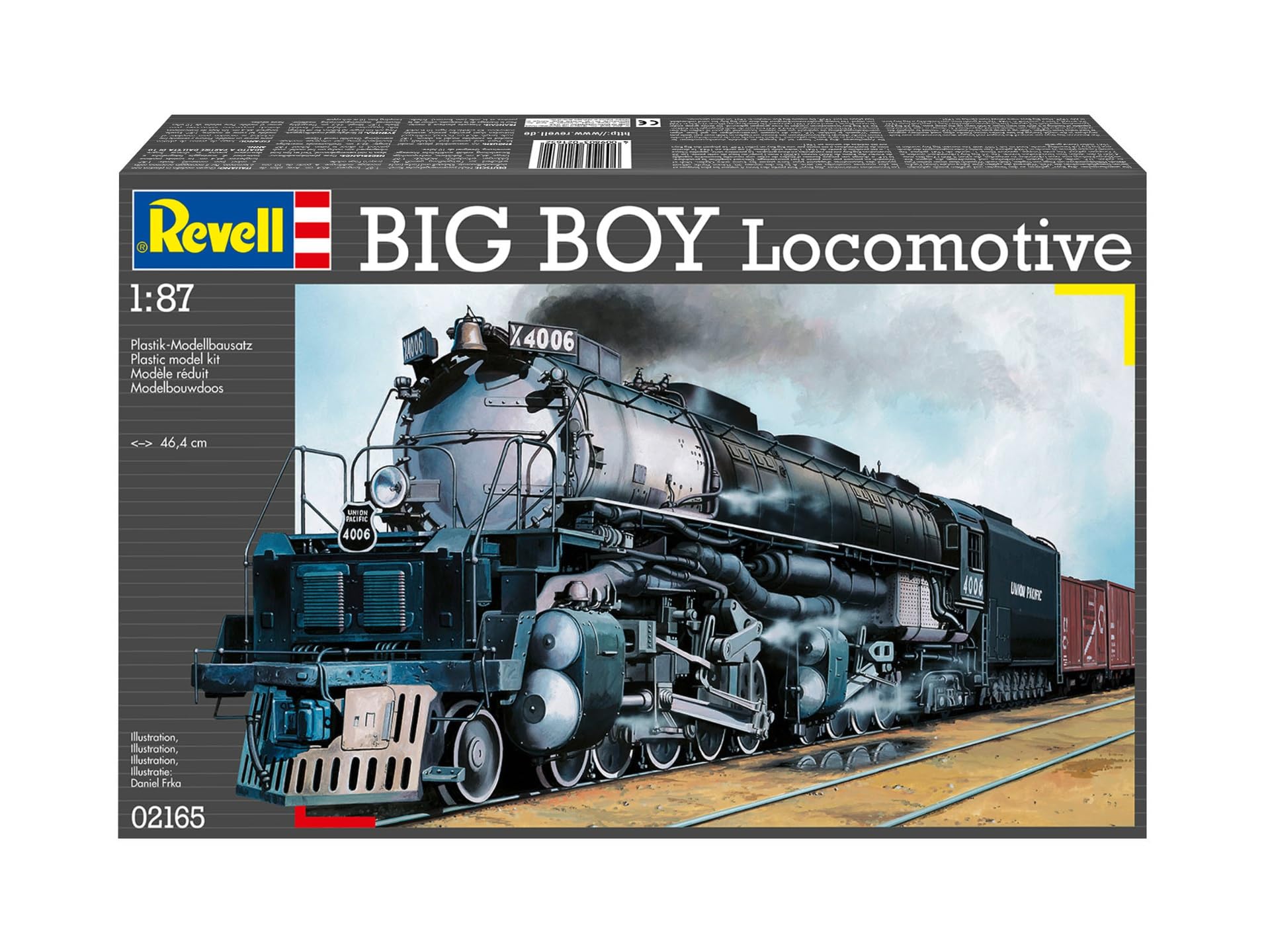 Revell Big Boy Locomotive Model Kit - 1:87 Scale | Plastic | 46.4 cm Length 2