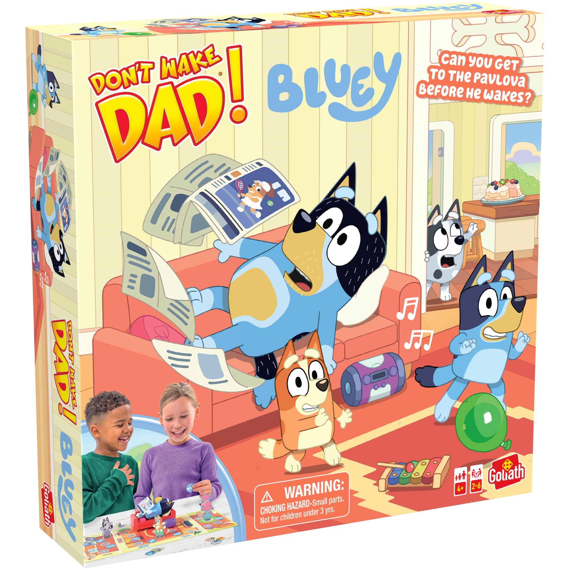 Goliath Don't Wake Dad! Bluey Edition Board Game - Family Fun for Ages 4+ 1