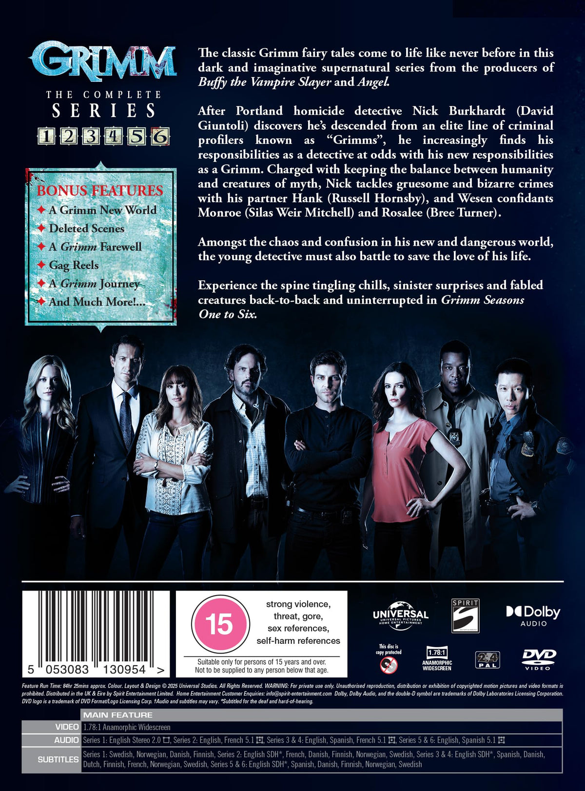 Grimm: The Complete Series [DVD]