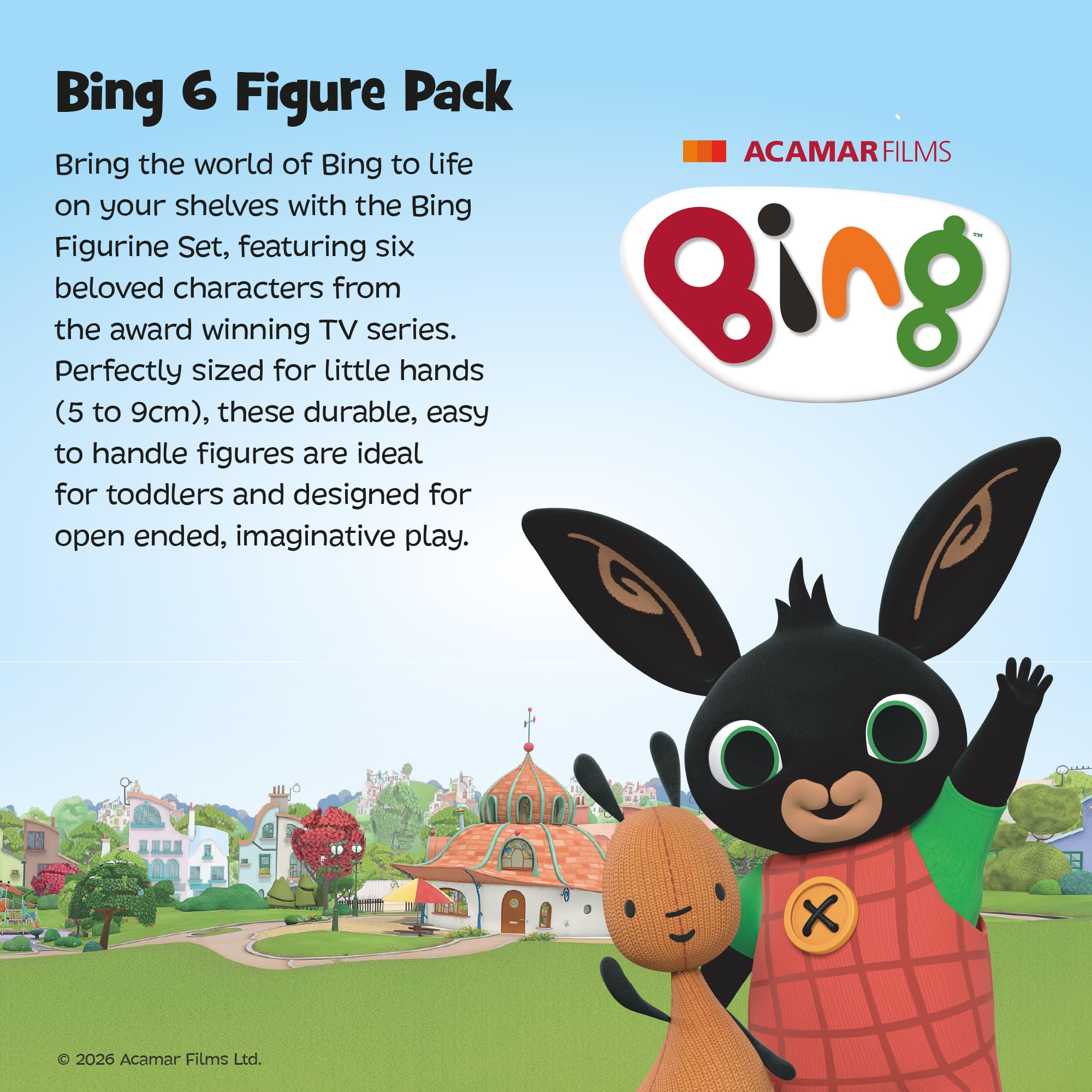 Rainbow Designs Bing & Charlie Twin Pack Figures - Miniature Figures for Ages 18 Months+ 5