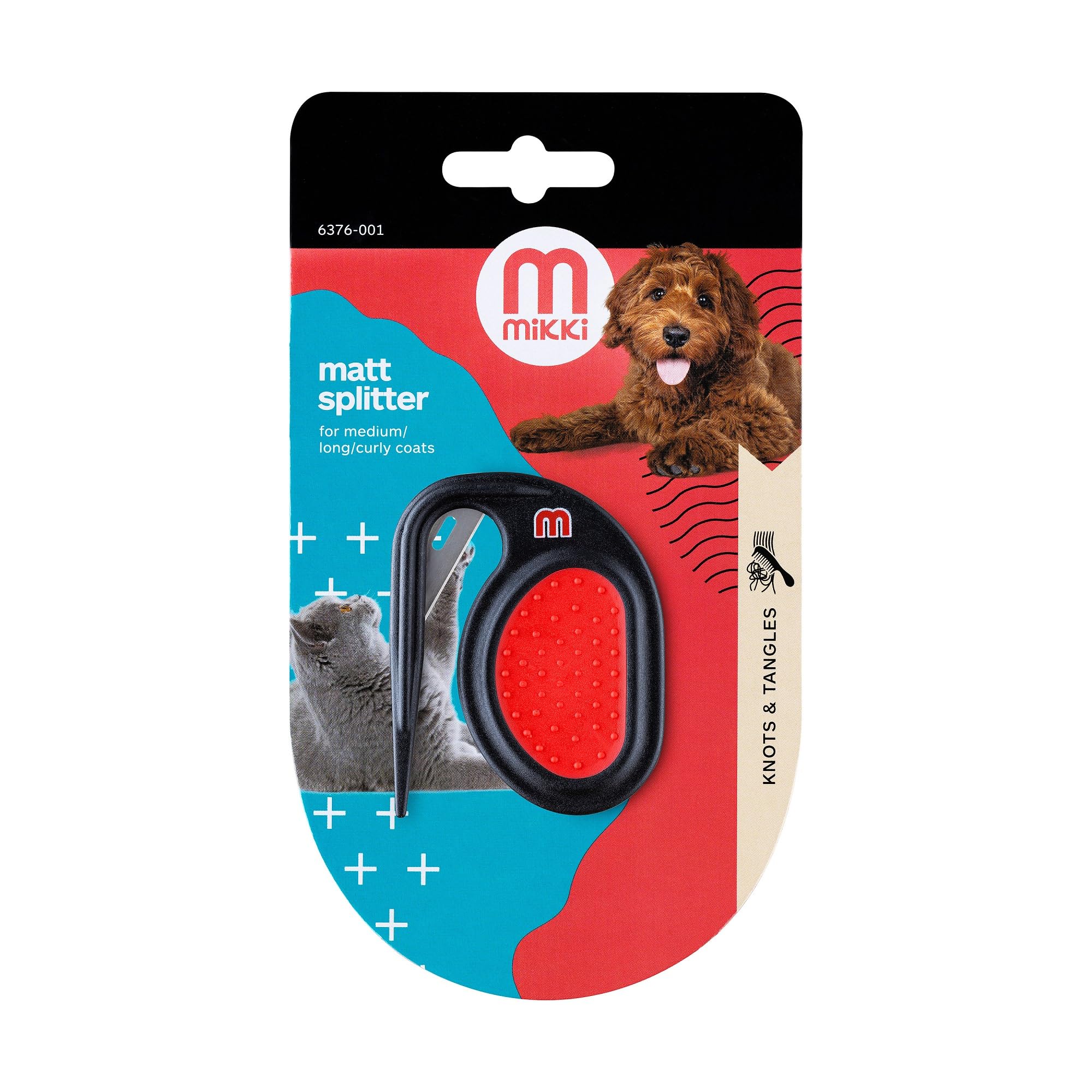 Mikki Matt Splitter - Removes Knots & Tangles | Ergonomic Handle | For Cats & Dogs 6
