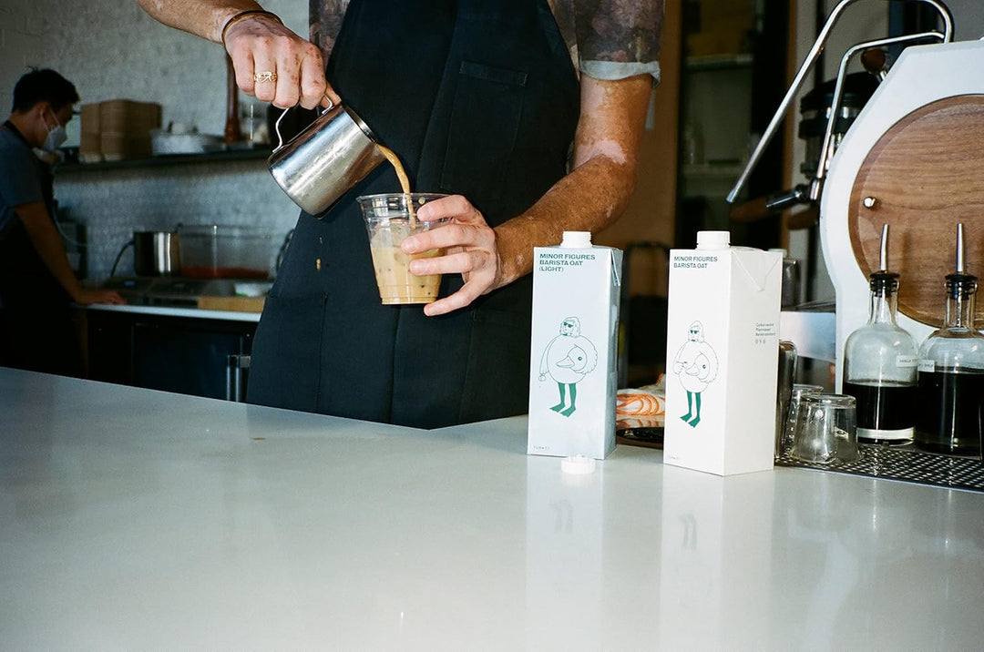 Minor Figures Barista Oat Milk, 1L (Long Life) - Dairy Free, No Added Sugar, Vegan