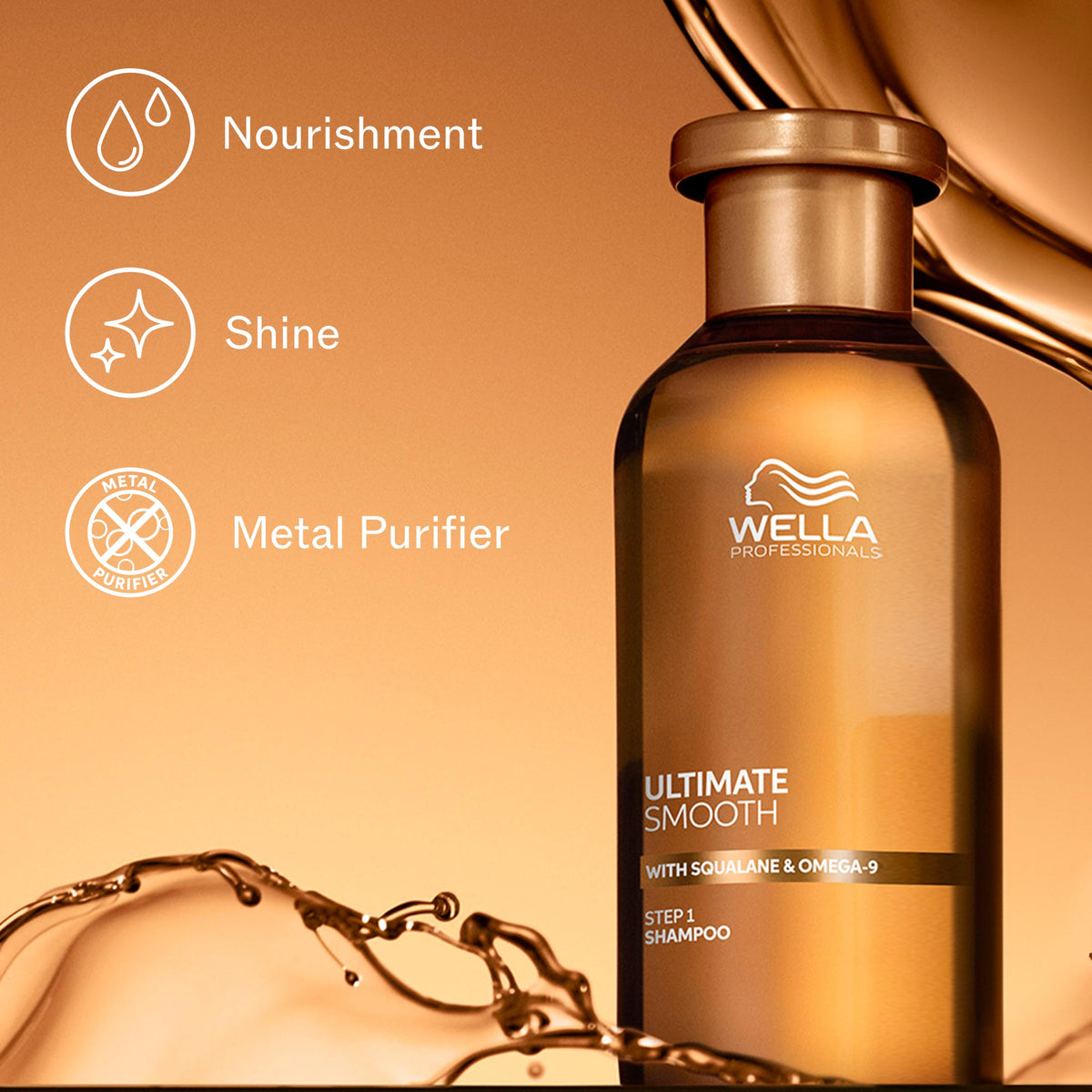Wella Professionals Ultimate Smooth Shampoo - 100 ml