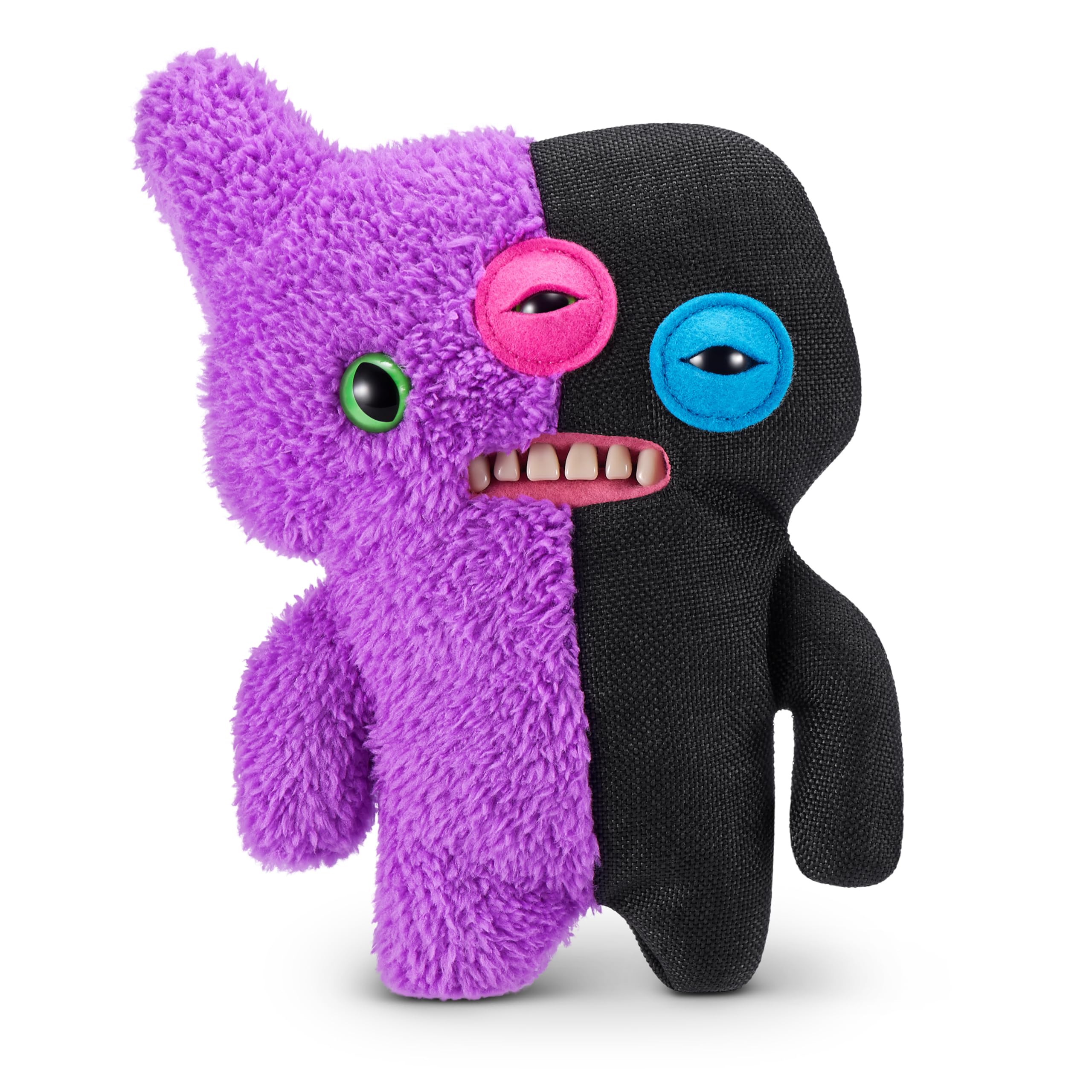 Fuggler Misfit Monsters 9-inch Series 1 - Reekalien Purple & Black Plush Toy by ZURU 1