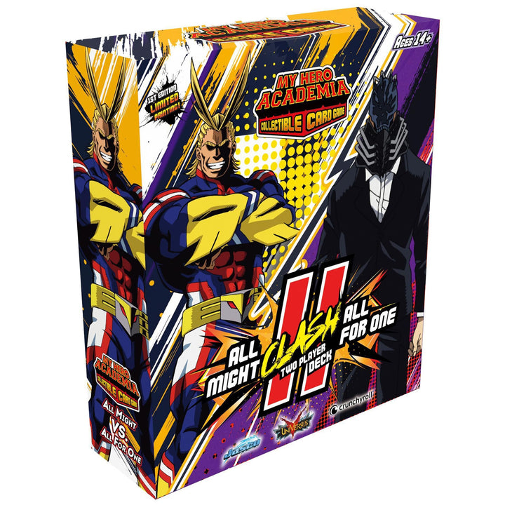 Jasco Games My Hero Academia All Might vs. All for One Two Player Clash Decks