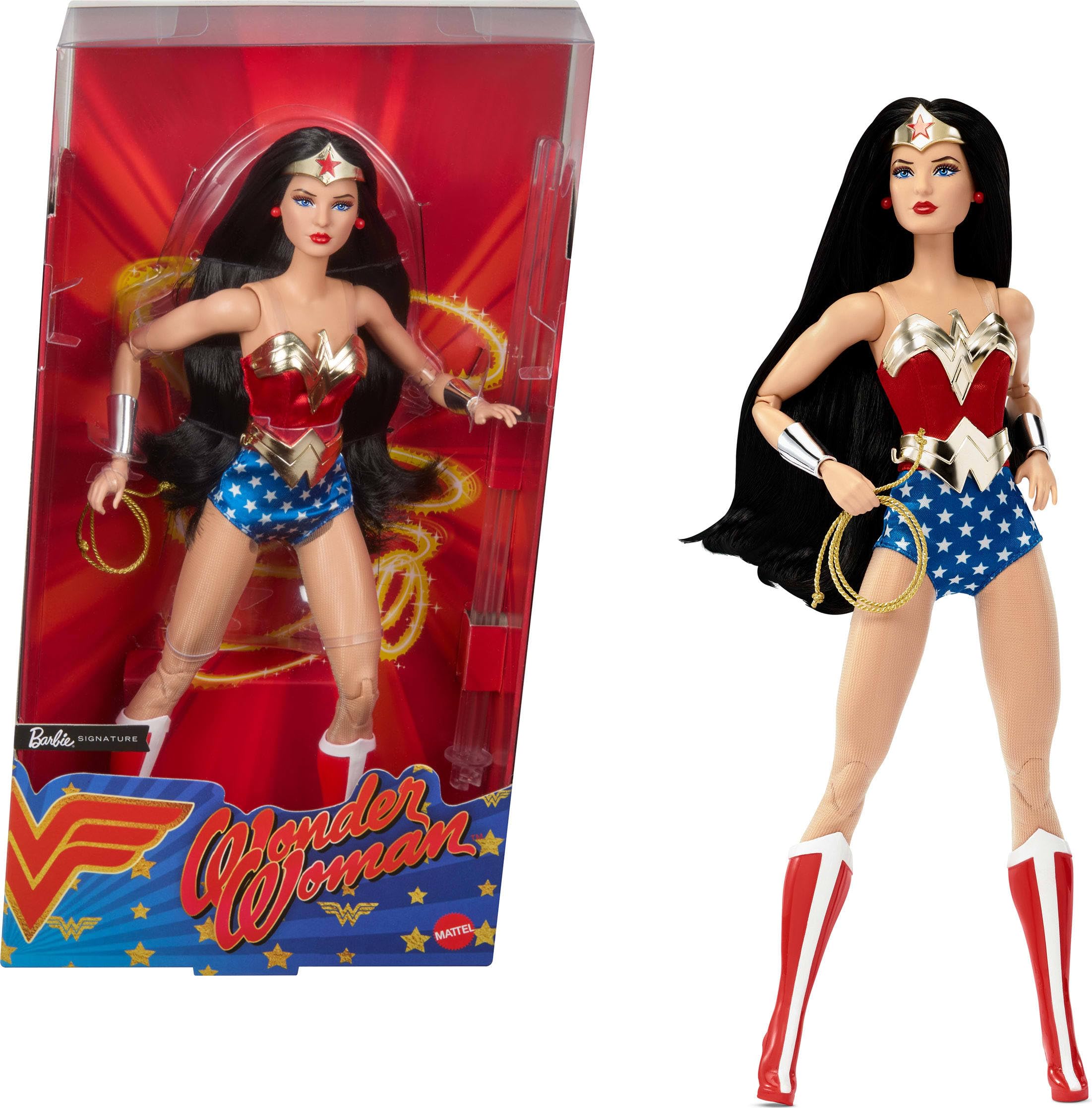 Barbie Wonder Woman Collectible Doll - Fully Articulated | Includes Doll Stand | For Adult Collectors 1