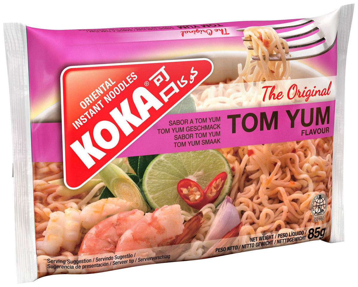 KOKA Original Tomyam Flavour Oriental Style Instant Noodles - 30 x 85 g