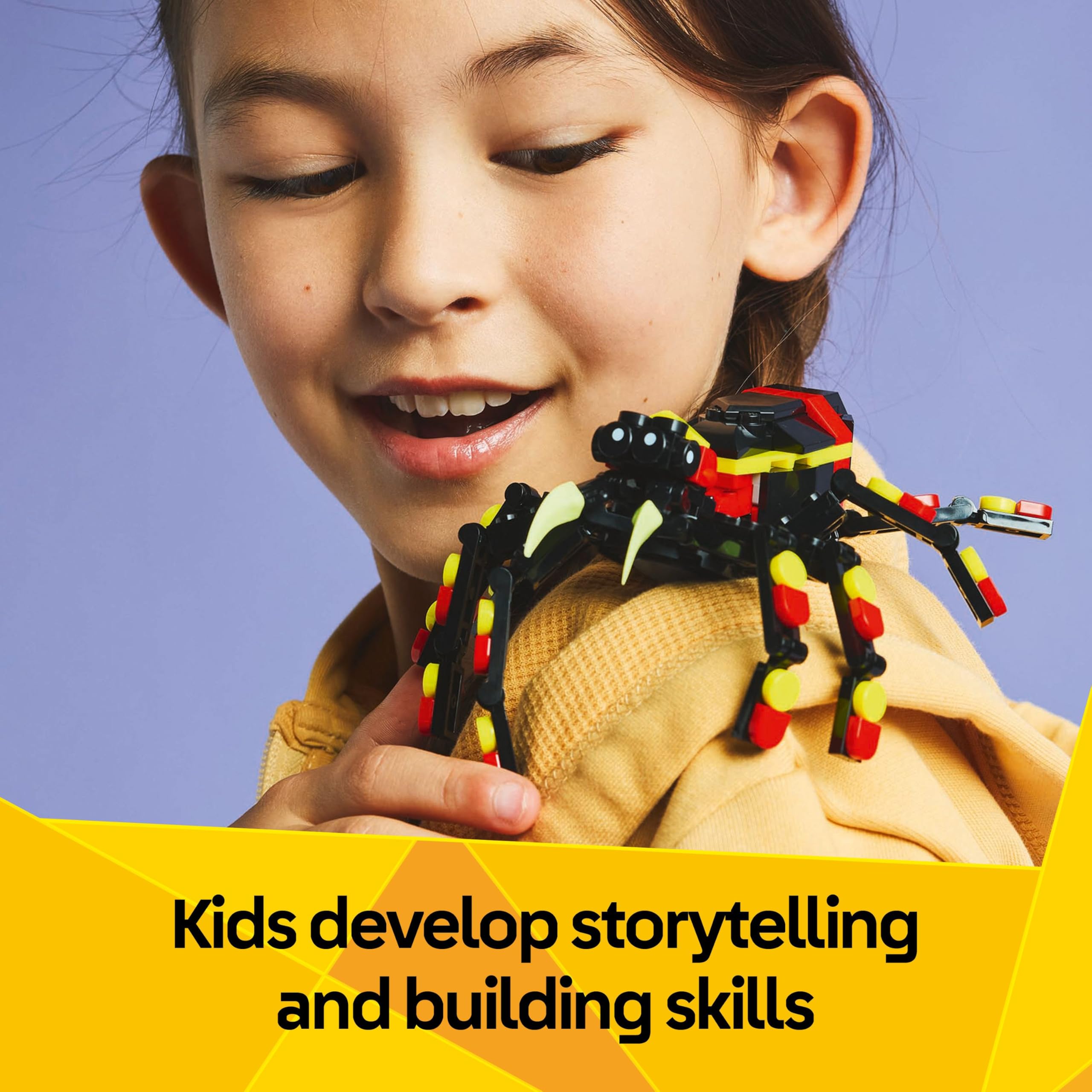 LEGO Creator 3in1 Wild Animals: Surprising Spider Toy Set 31159 | Ages 7+ | 3 Models in 1 6