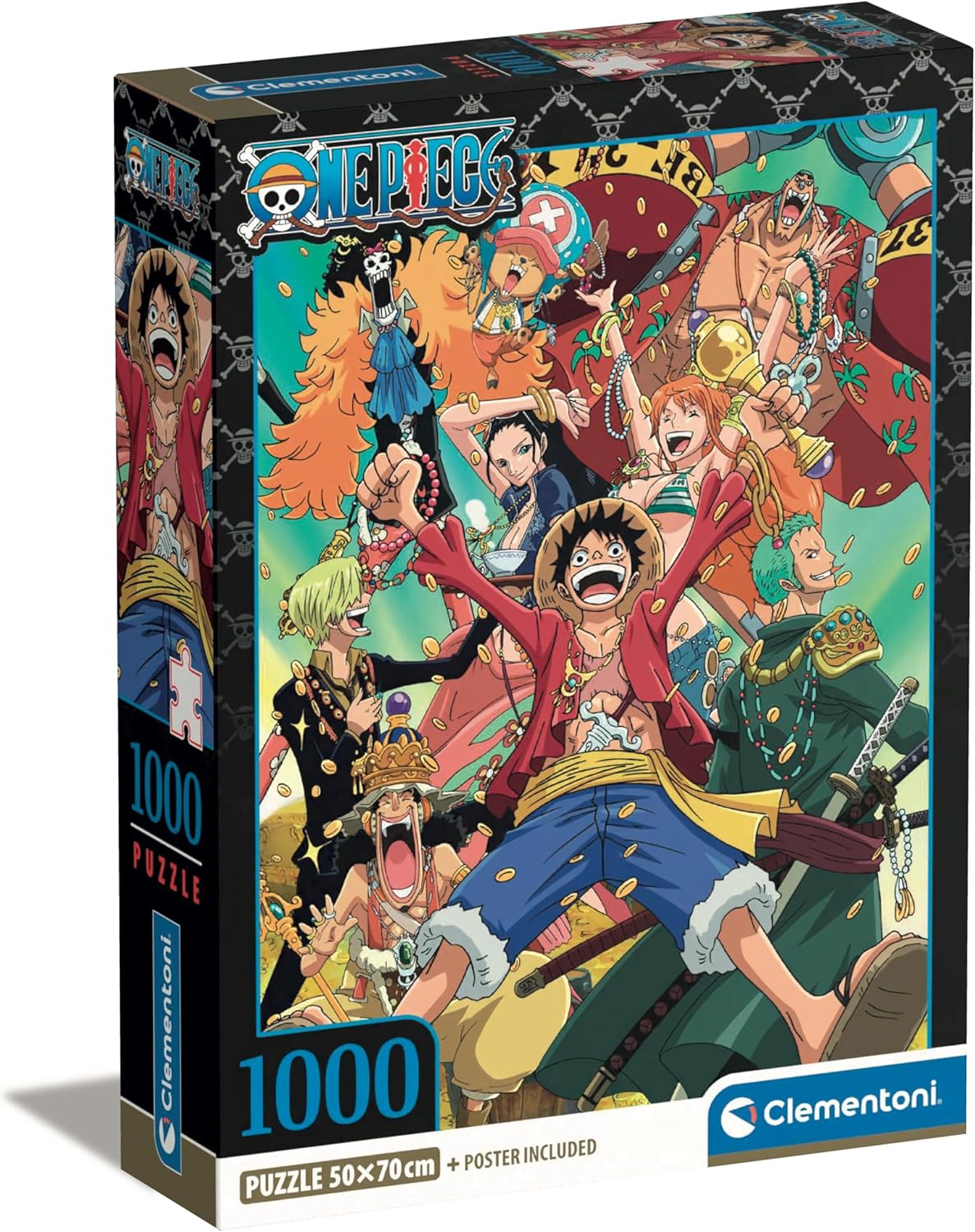 Clementoni One Piece 1000-Piece Jigsaw Puzzle - Anime Puzzle for Adults & Teens 1