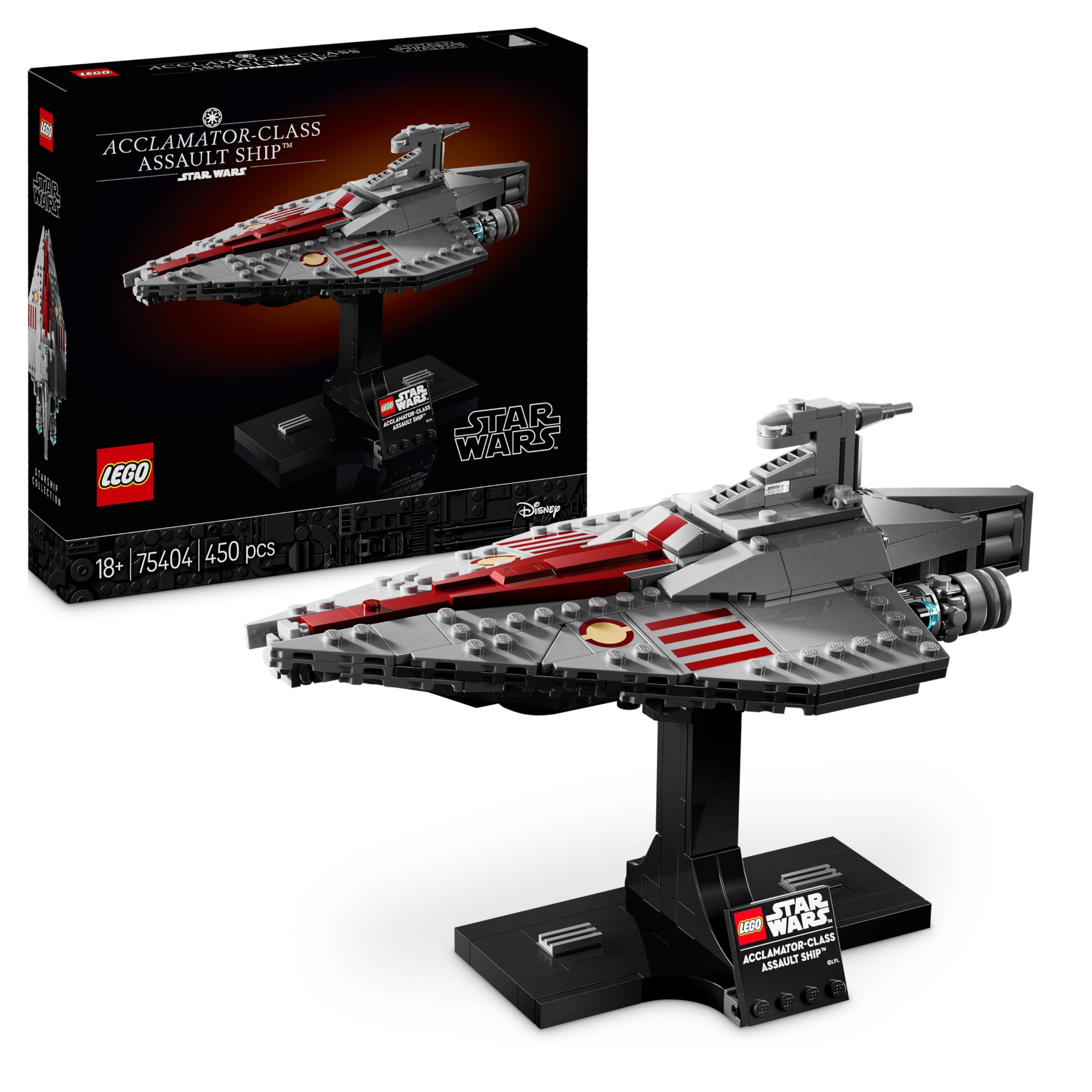 LEGO Star Wars 75404 Acclamator-Class Assault Ship Building Set | Ages 18+ 1