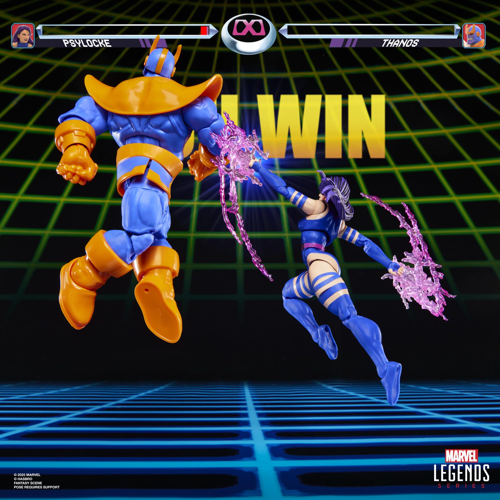Marvel Legends Series Gamerverse Psylocke vs Thanos 2-Pack Action Figures 2