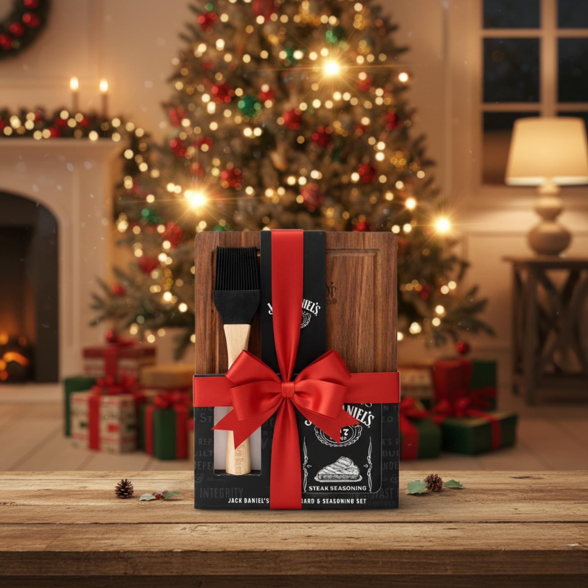 Jack Daniels - Steak Spice Set with Wooden Board & Basting Brush 17