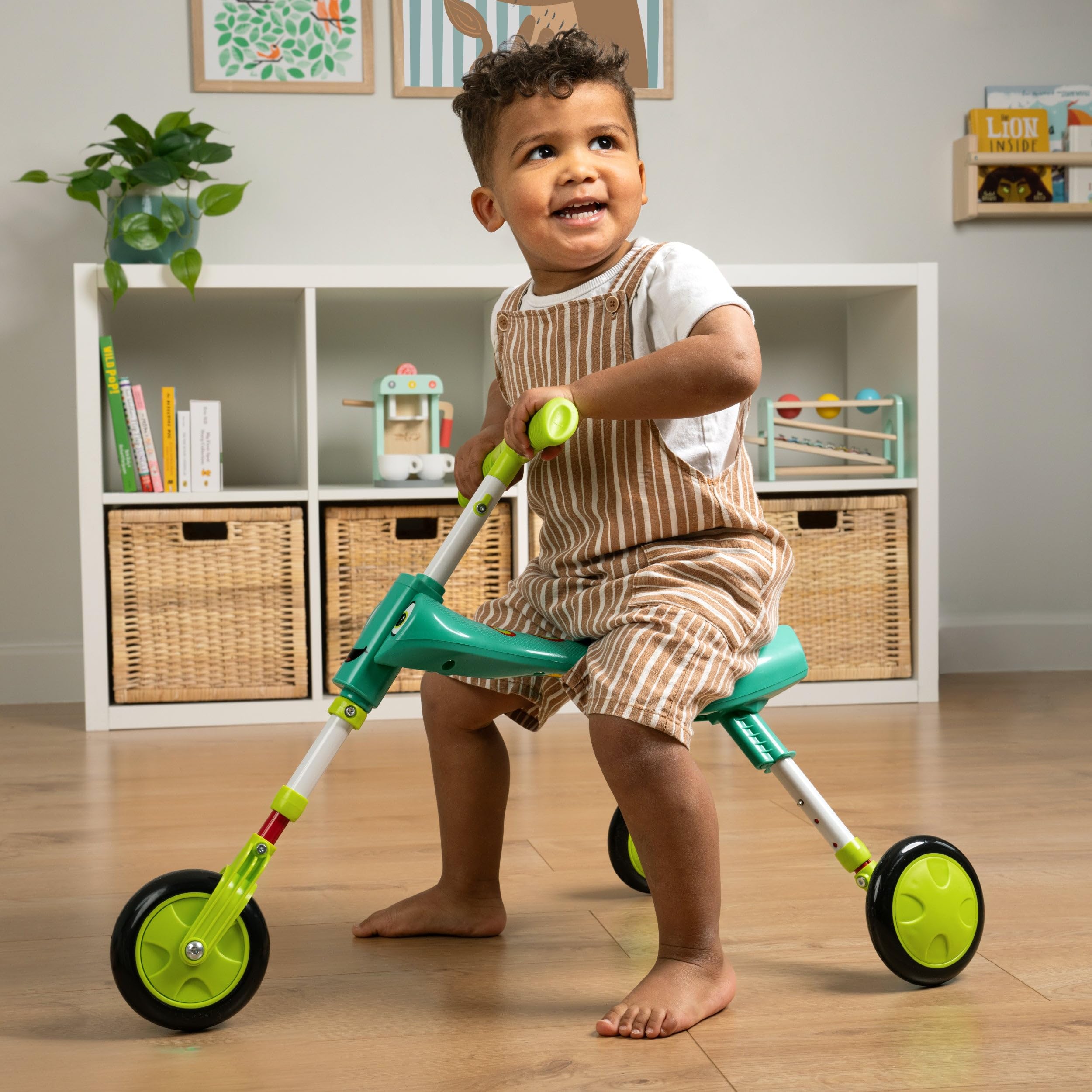 Scuttlebug 8555 XL Ride-On Trike - Green/Blue | Ages 2-4 | Adjustable Legs 2