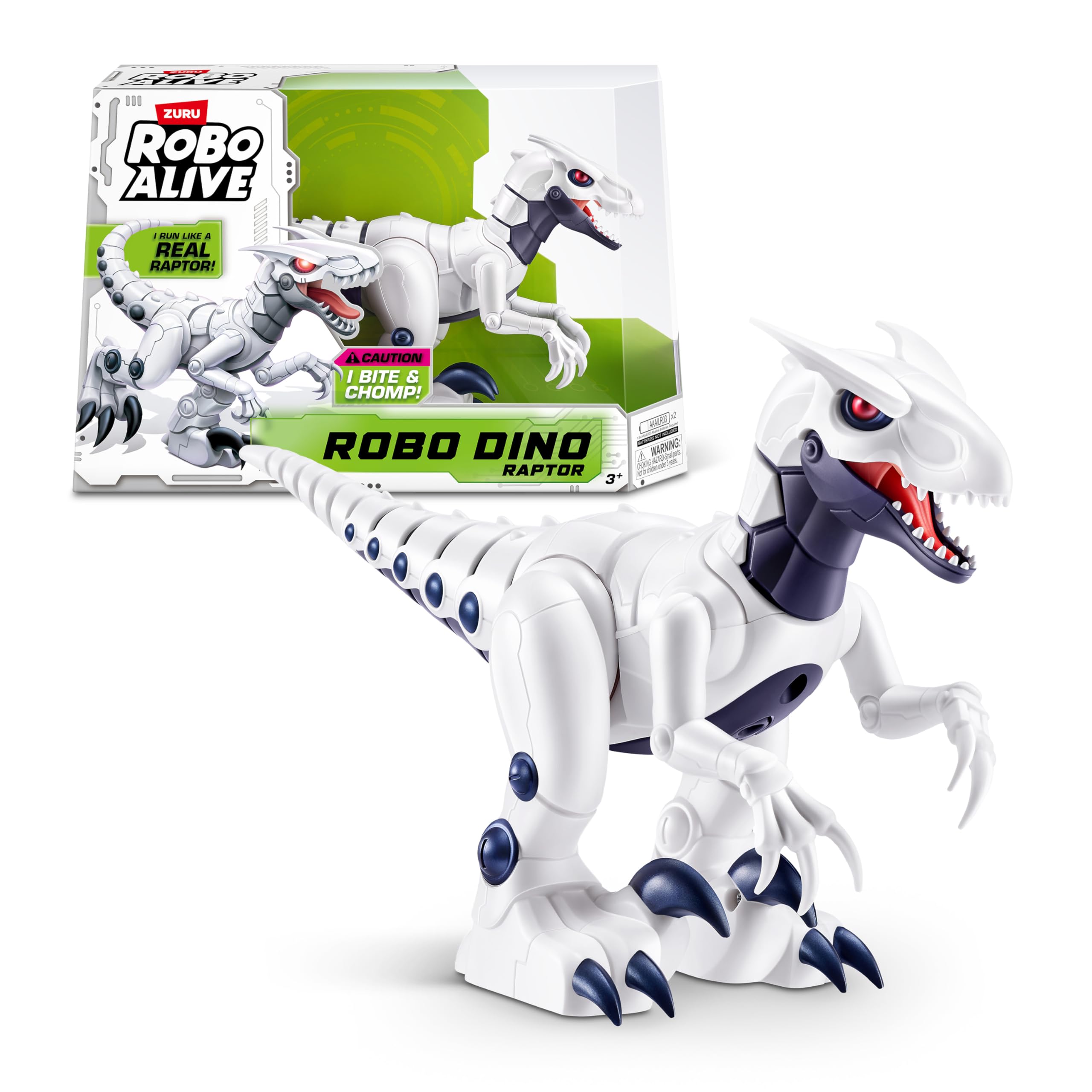 Robo Alive ROBO DINO Raptor Robotic Toy by ZURU | Electronic Dinosaur | Ages 3+ 1