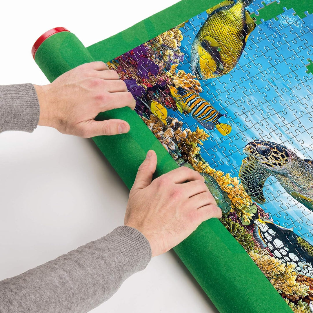 Clementoni Puzzle Mat - Portable Puzzle Storage for Up to 2000 Pieces, Ages 14+