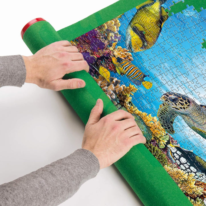 Clementoni Puzzle Mat - Portable Puzzle Storage for Up to 2000 Pieces, Ages 14+