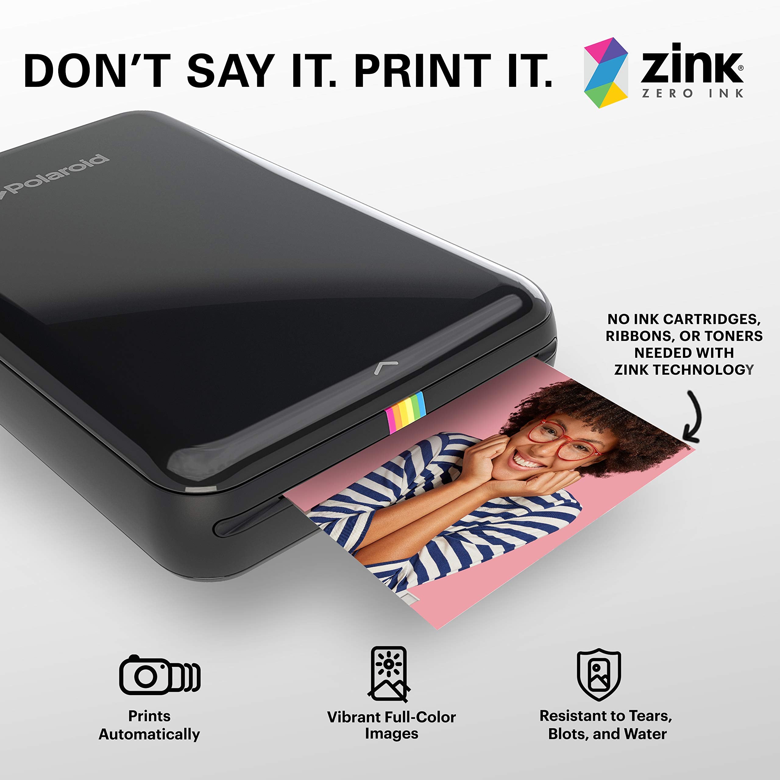 Zink Premium Photo Paper - 2"x3" Prints, 20 Pack | Zero Ink Technology | Sticky Back 4