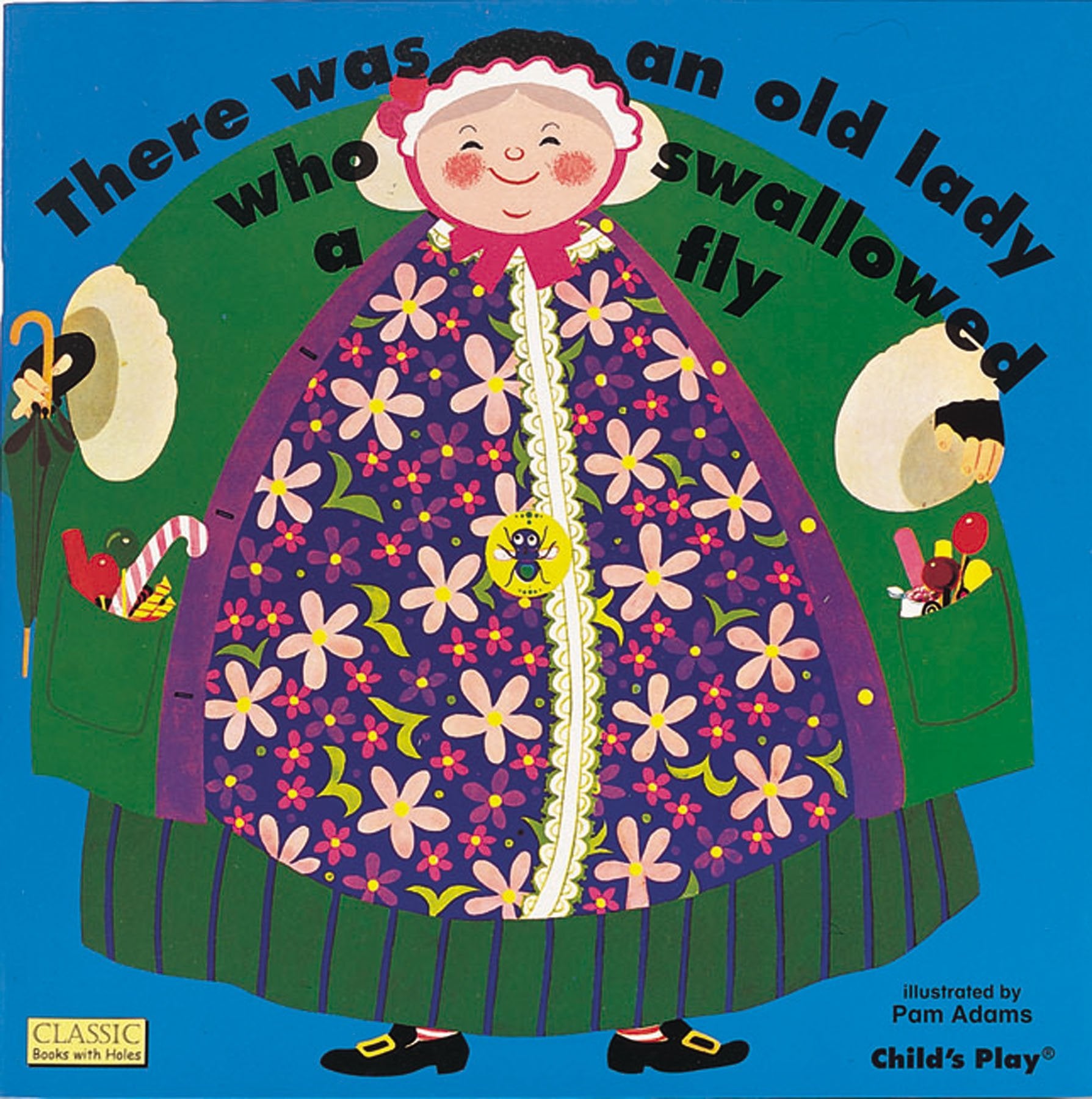 There Was an Old Lady Who Swallowed a Fly (Board Book) by Child's Play - Illustrated, Ages 1-4 1