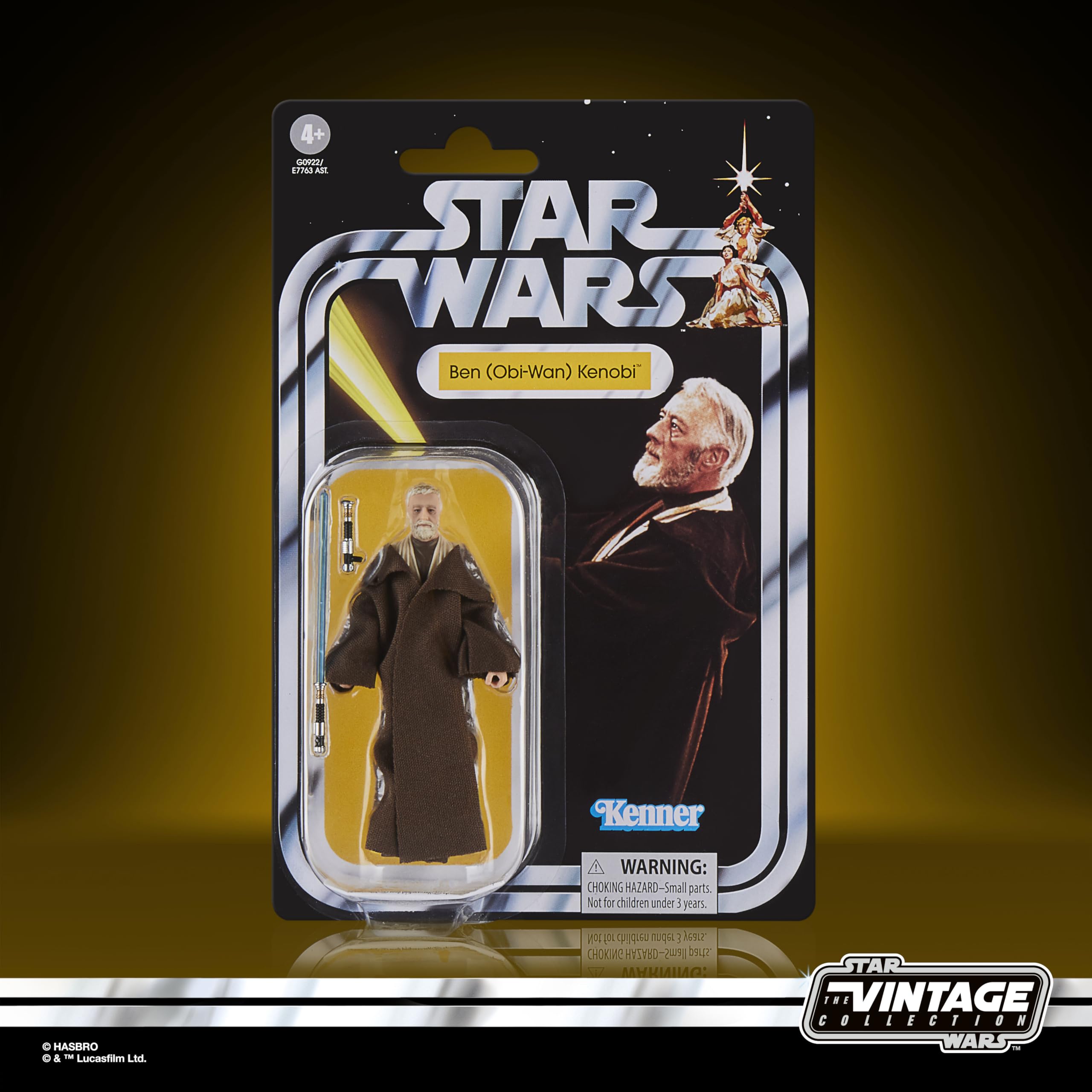 Star Wars The Vintage Collection Ben (Obi-Wan) Kenobi 3.75-inch Action Figure | Kenner-Inspired Packaging 2