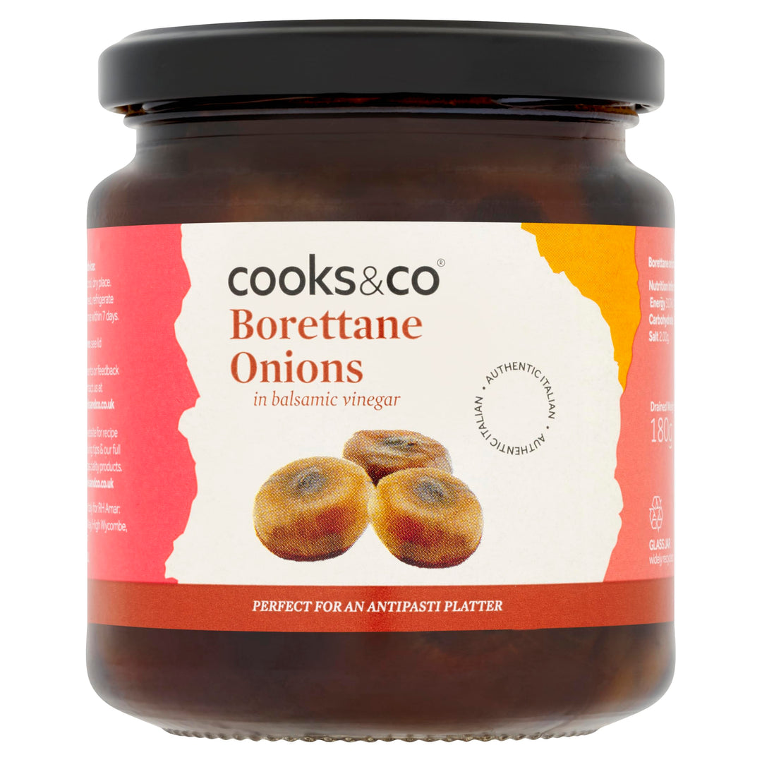 Cooks&Co Grilled Borettane Onions in Balsamic Vinegar 280g