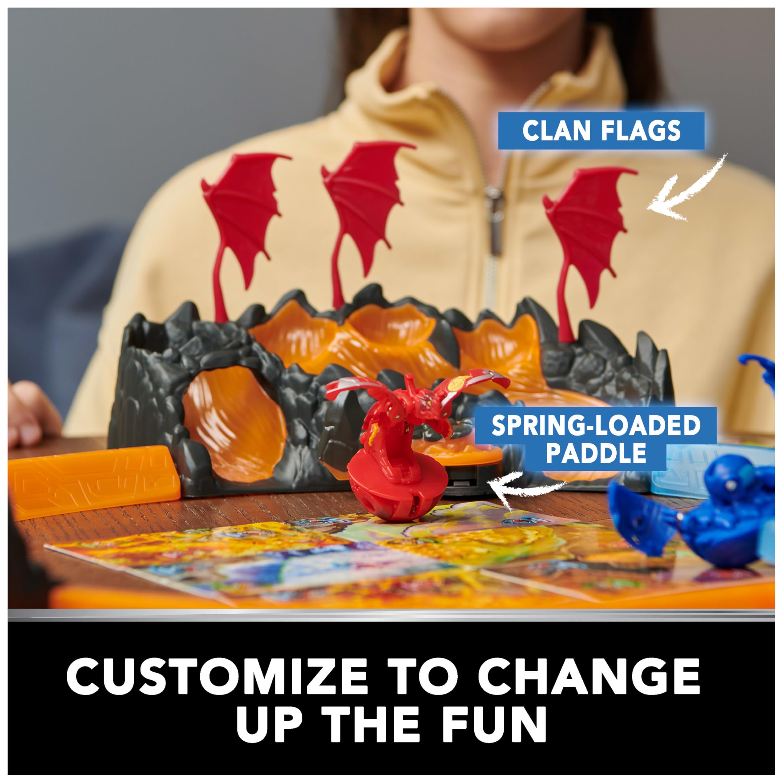 BAKUGAN Training Set with Titanium Dragonoid - Dragon Clan Theme | Ages 6+ | Includes Cards & Tokens 5