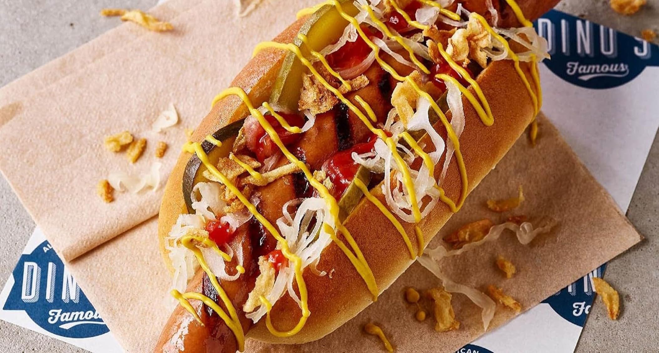 Dino's Famous All American Style Barbecue Big Dog Pork Franks | 360g Pack 3