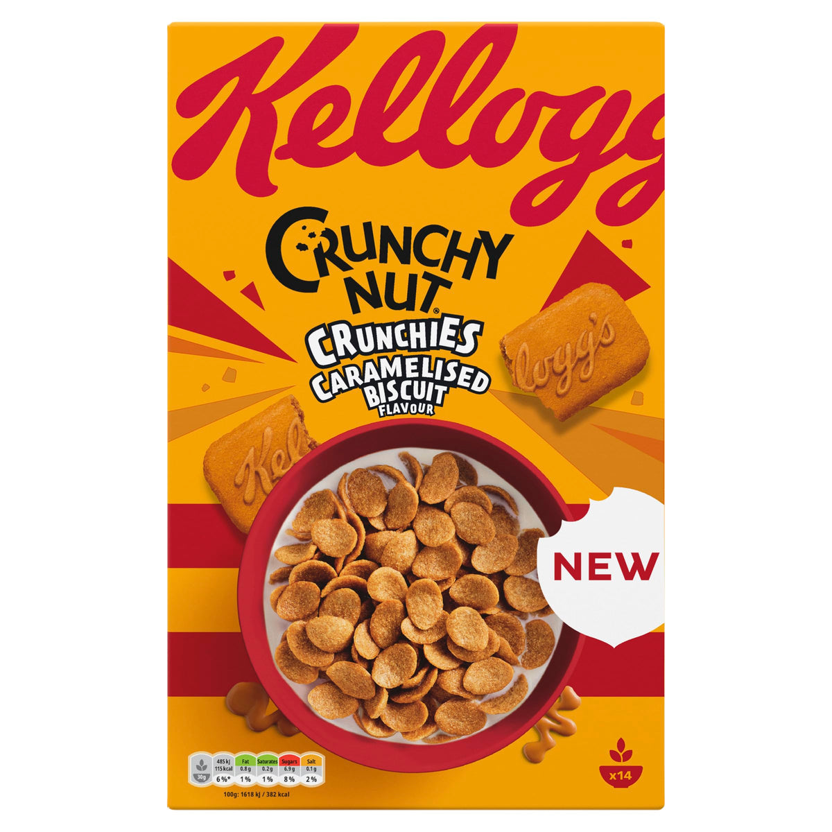 Crunchy Nut Caramelised Biscuit Breakfast Cereal - 420g