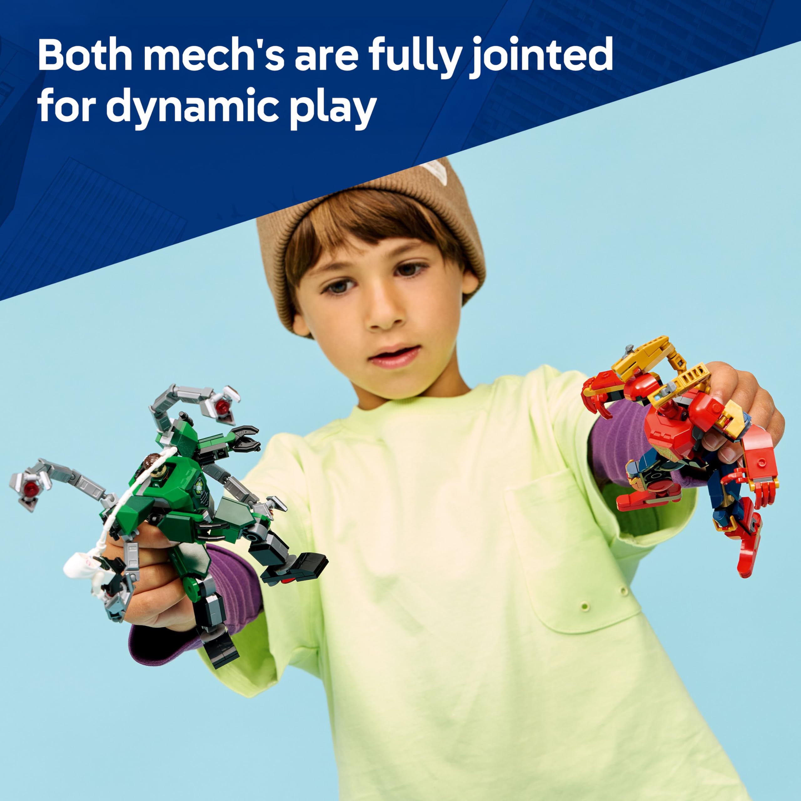 LEGO Marvel Mech Battle: Spider-Man vs. Doc Ock Building Set | 3 Minifigures | Ages 6+ 4