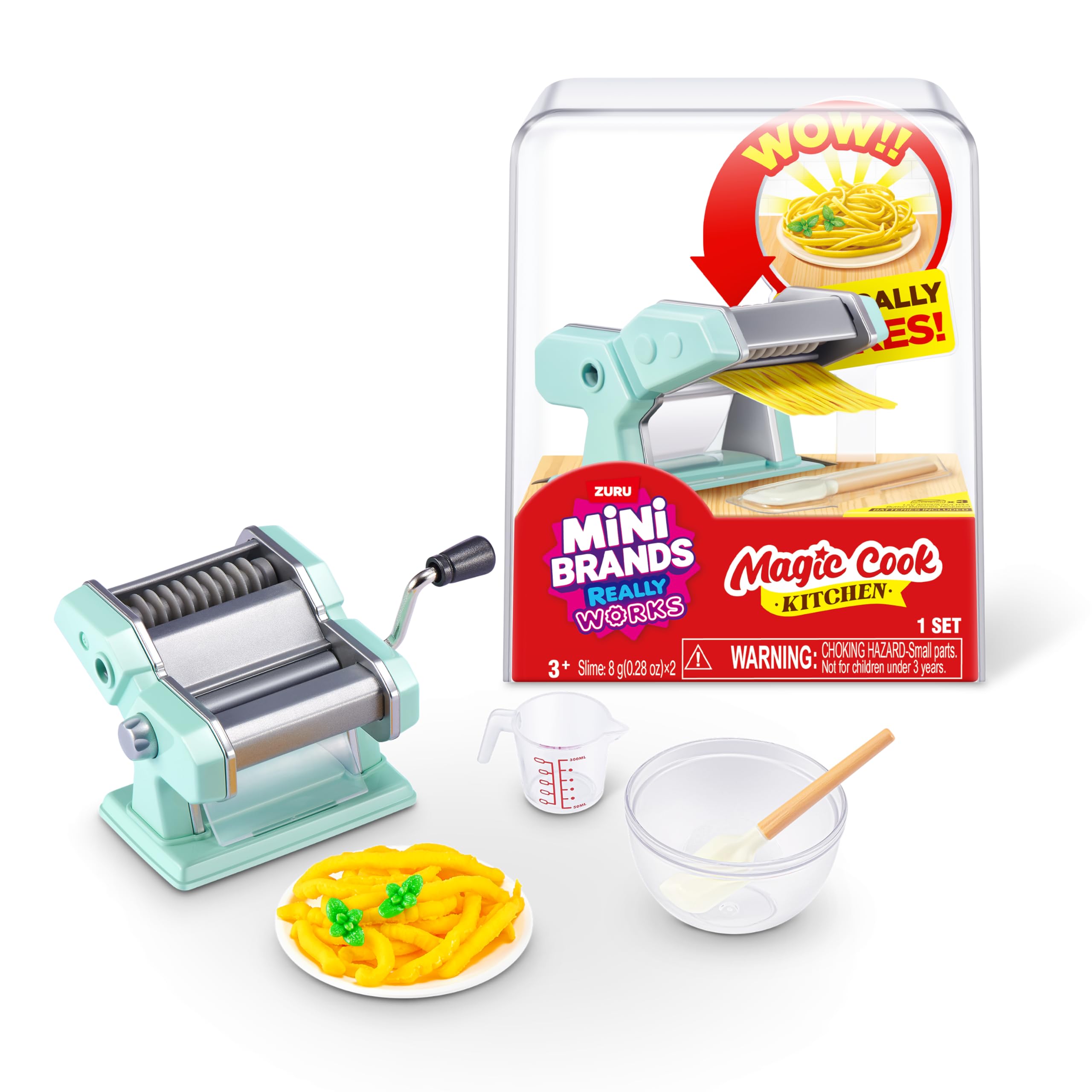 Mini Brands Really Works Magic Cook Kitchen Capsule - Pasta Maker | Series 1 | Ages 3+ 1